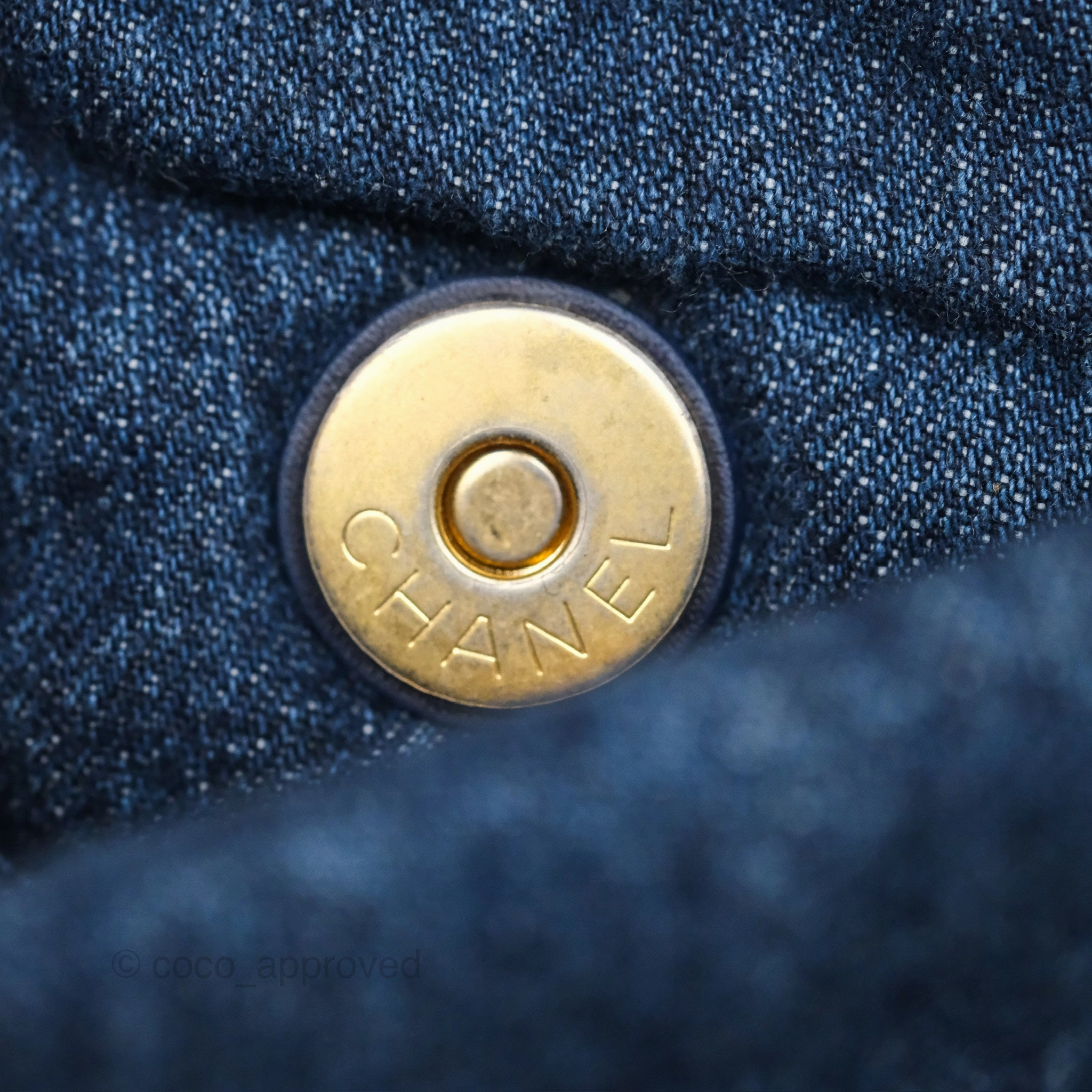 Chanel 19 Medium Dark Denim Mixed Hardware
