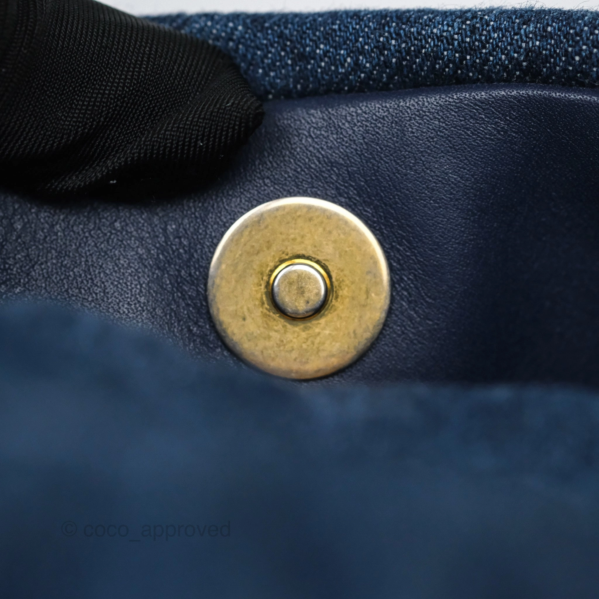 Chanel 19 Medium Dark Denim Mixed Hardware