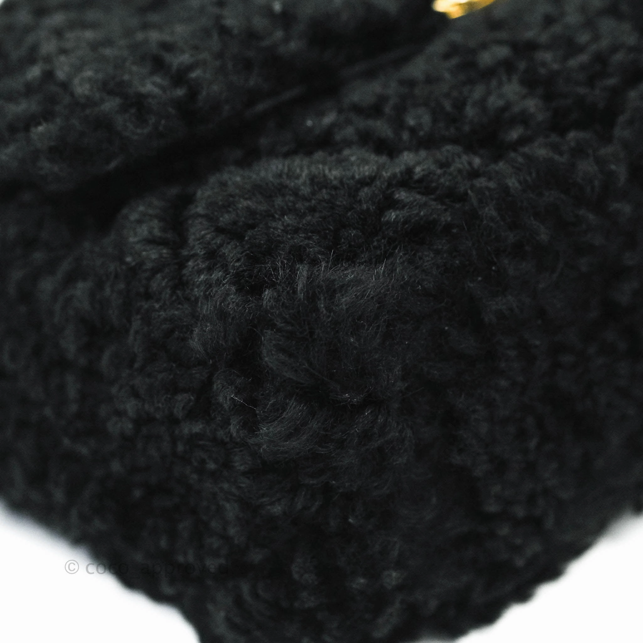 Chanel 19 Medium Shearling Black Mixed Hardware 20A