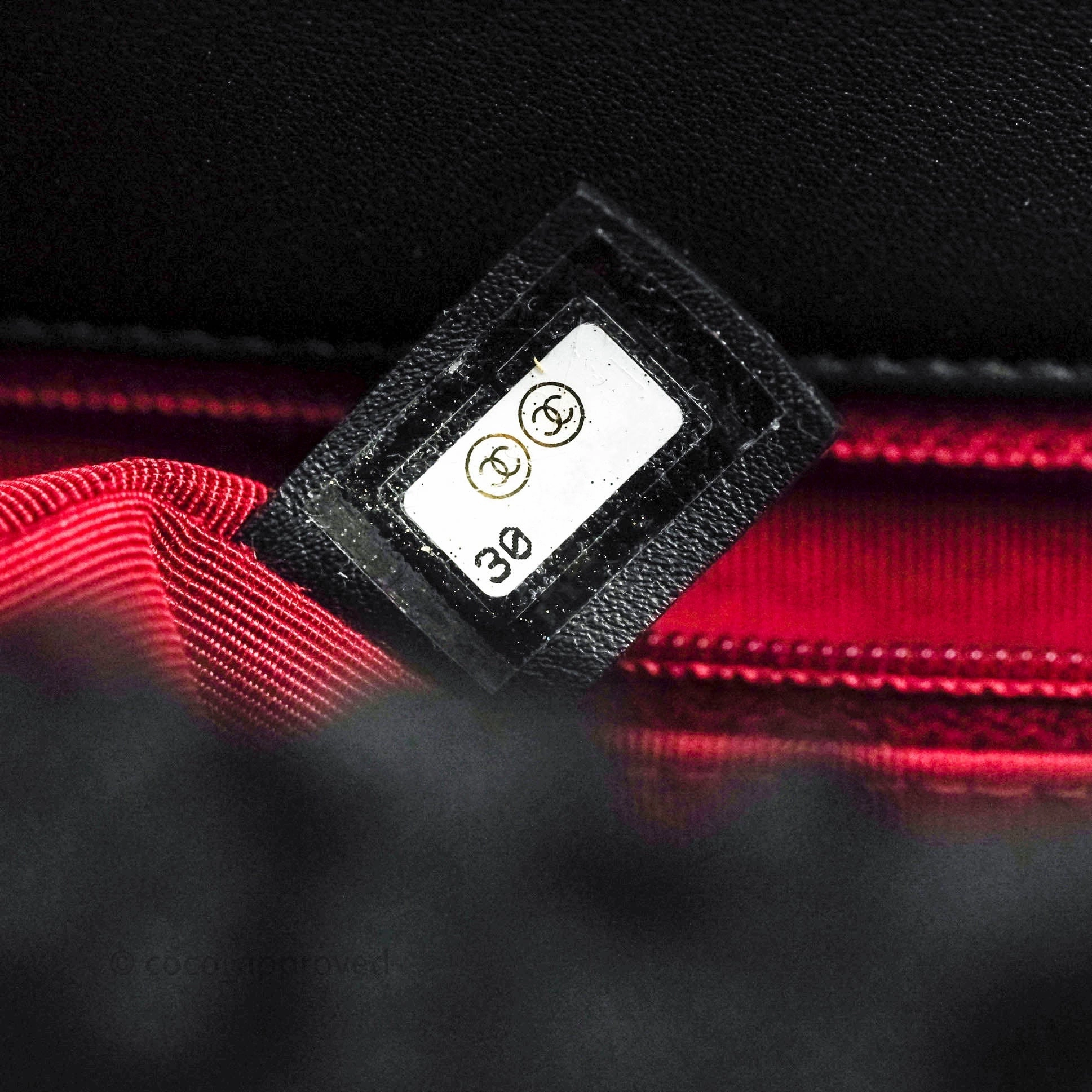 Chanel 19 Medium Shearling Black Mixed Hardware 20A
