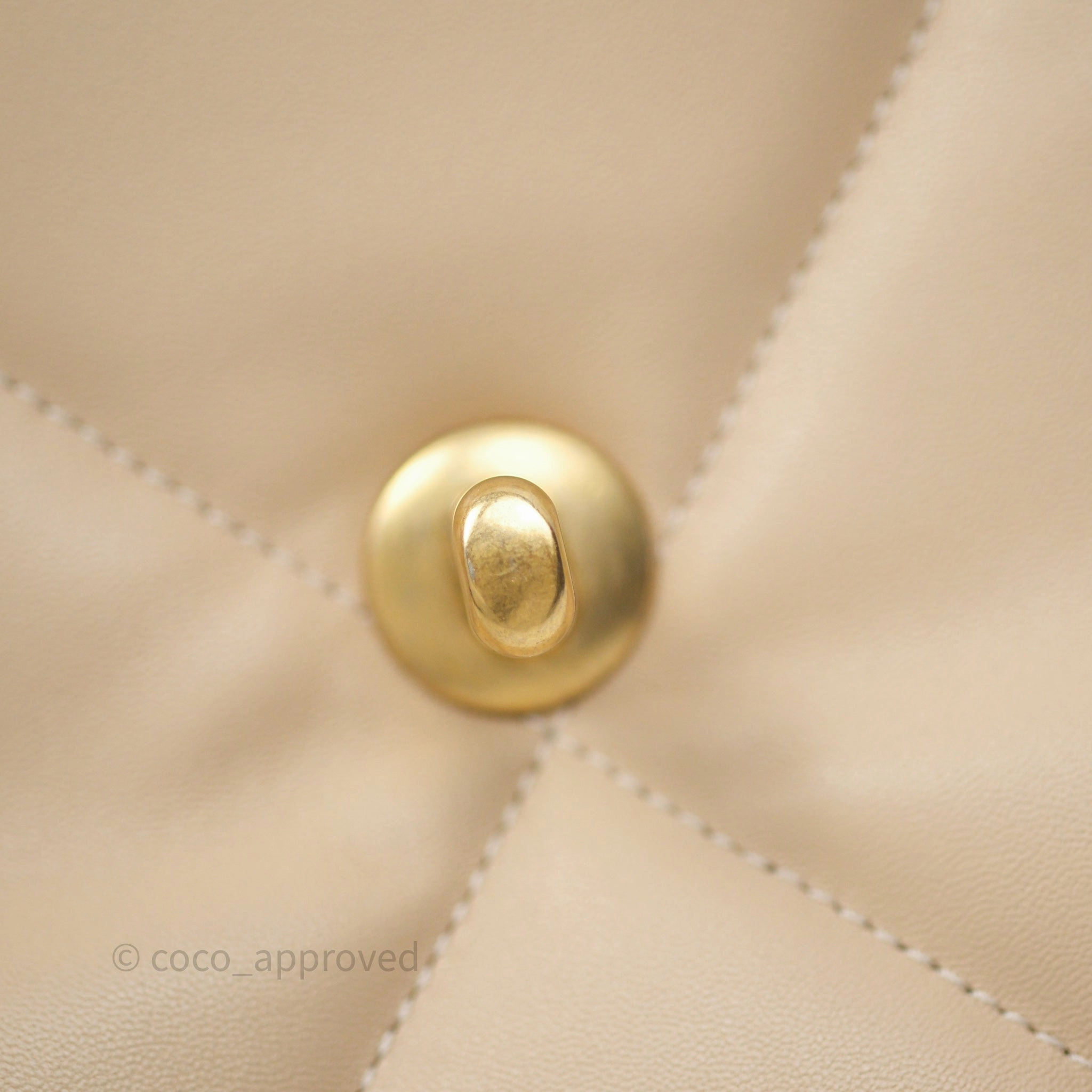 Chanel 19 Small Beige Mixed Hardware