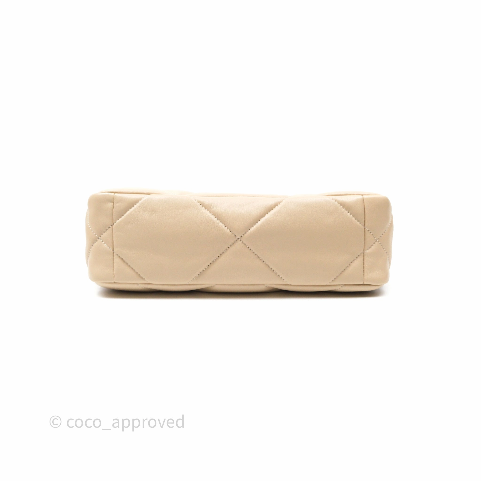 Chanel 19 Small Beige Mixed Hardware