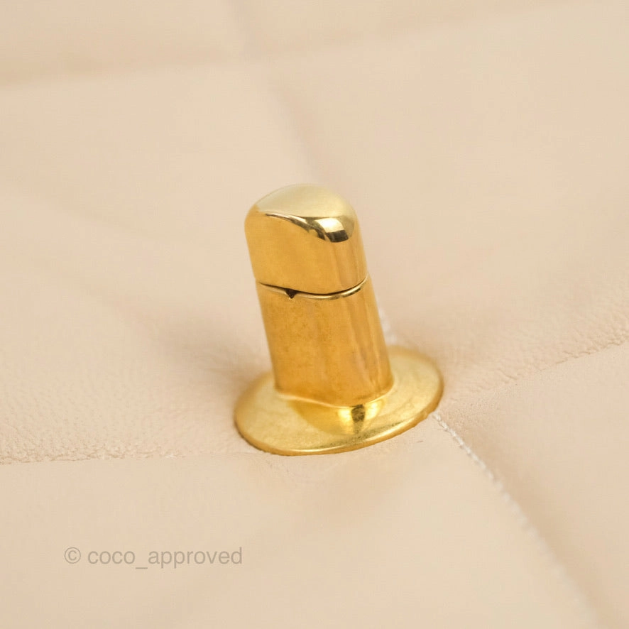 Chanel 19 Small Beige Mixed Hardware