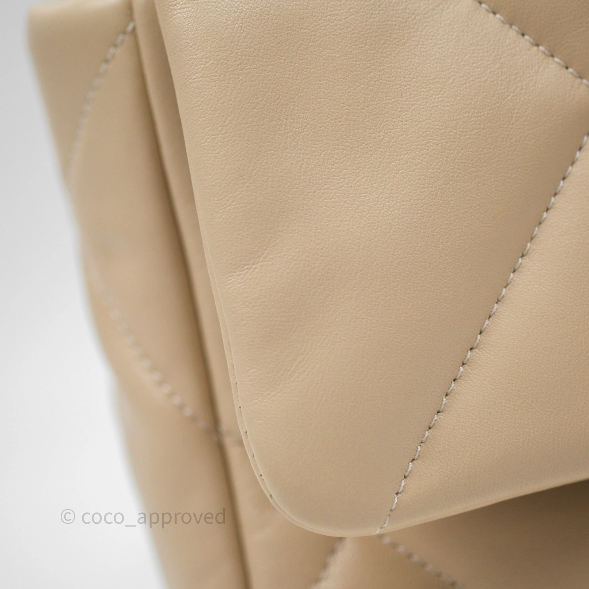 Chanel 19 Small Beige Mixed Hardware