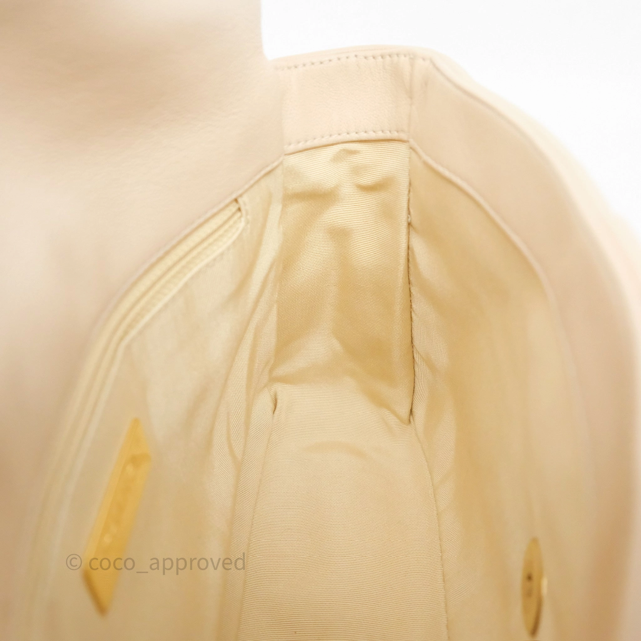 Chanel 19 Small Beige Mixed Hardware
