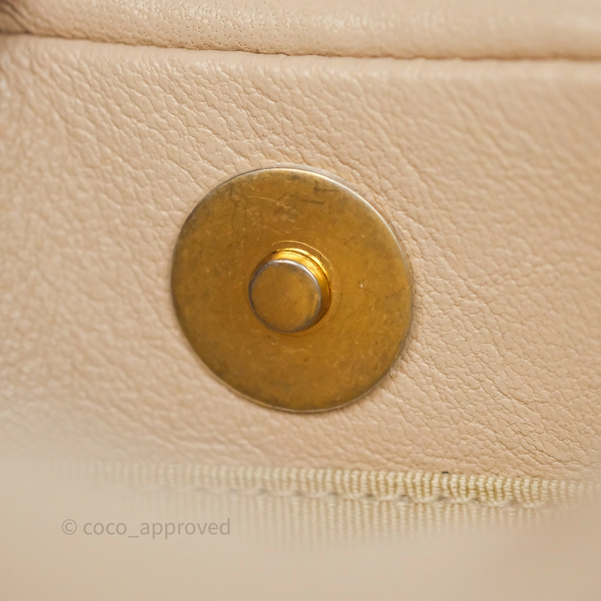 Chanel 19 Small Beige Mixed Hardware