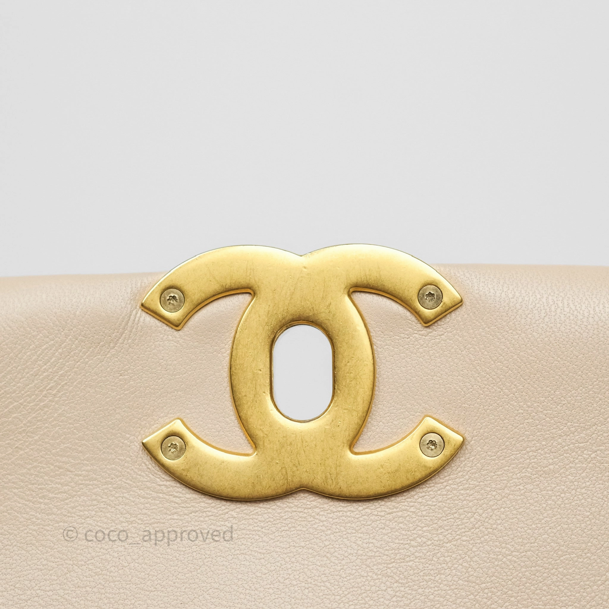 Chanel 19 Small Beige Mixed Hardware