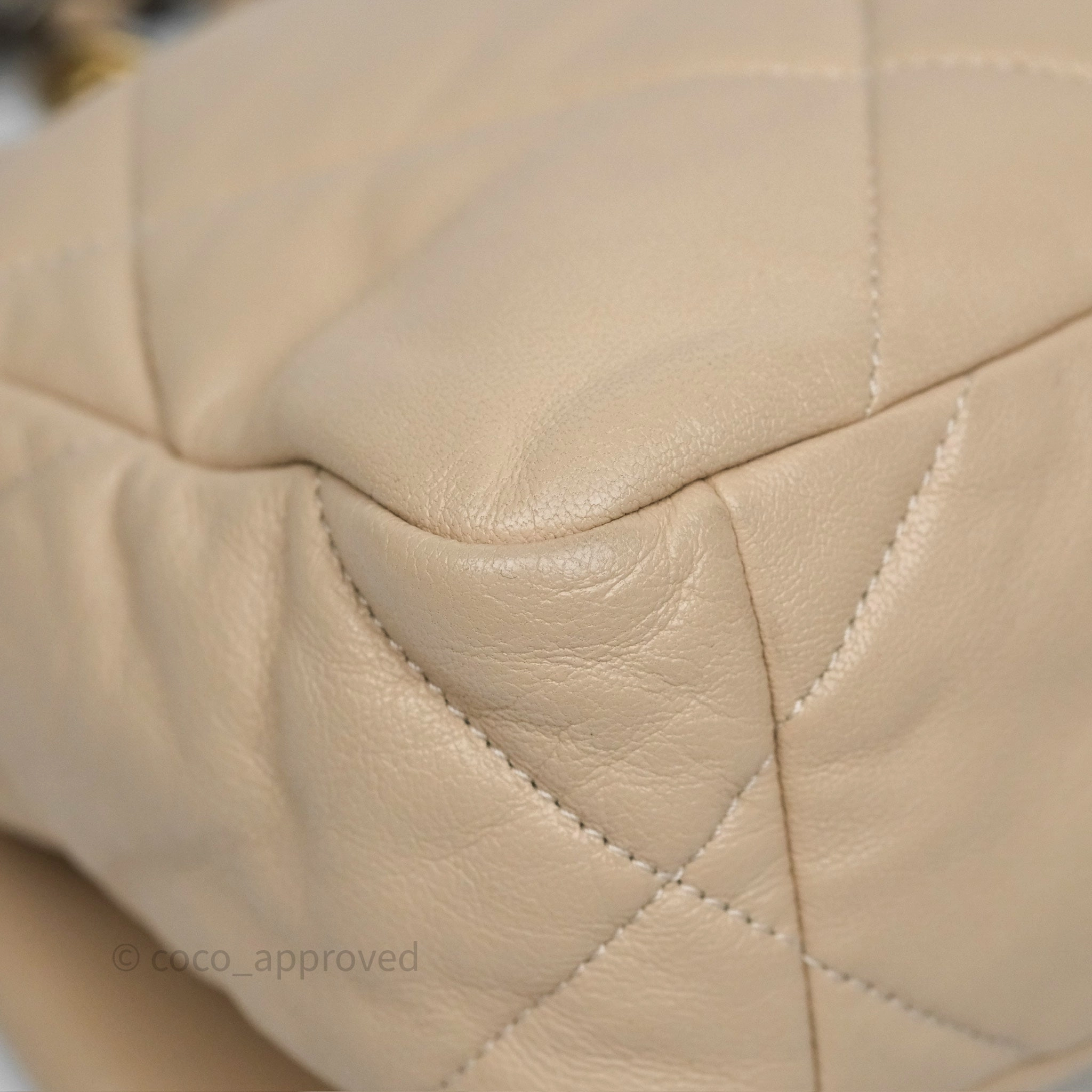 Chanel 19 Small Beige Mixed Hardware