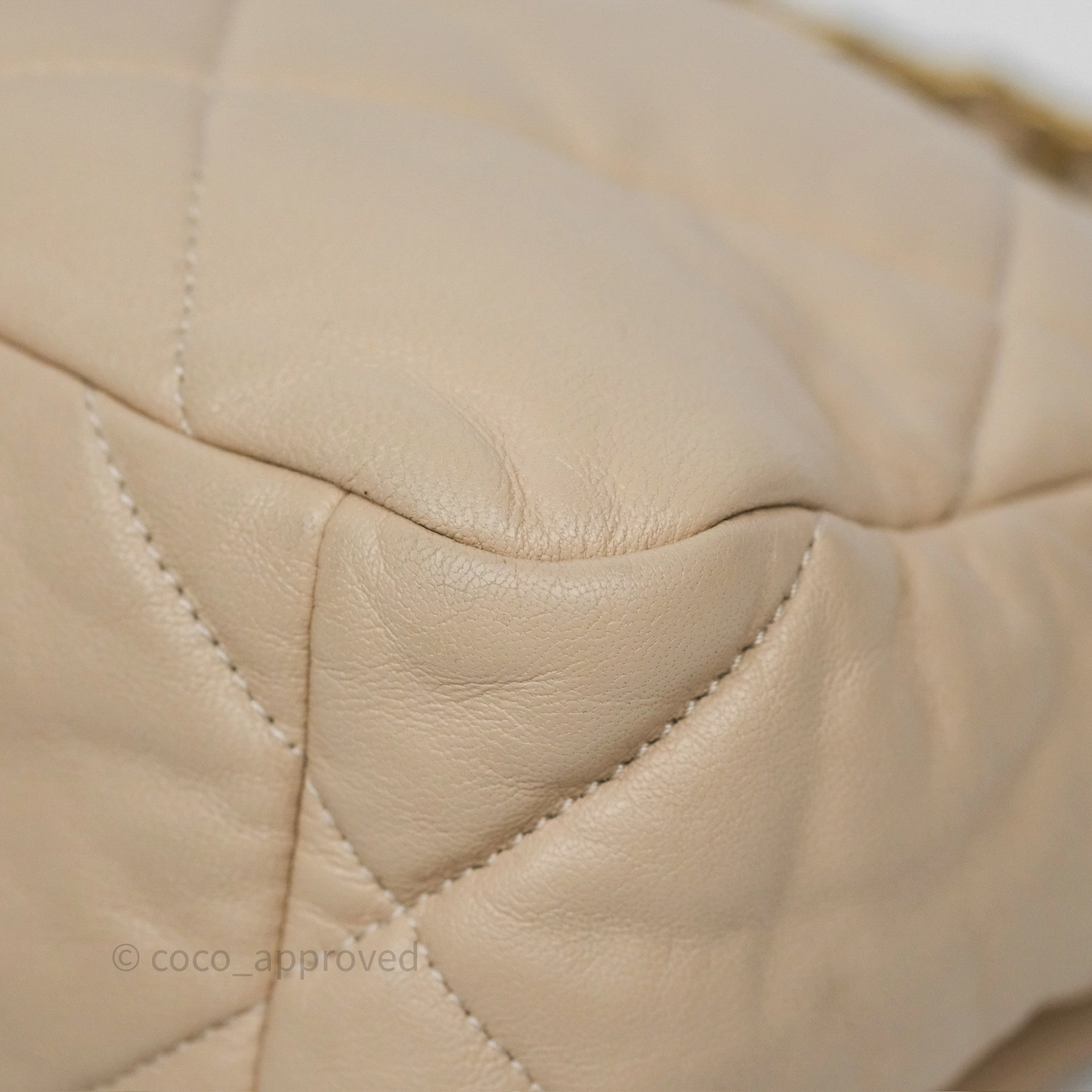 Chanel 19 Small Beige Mixed Hardware