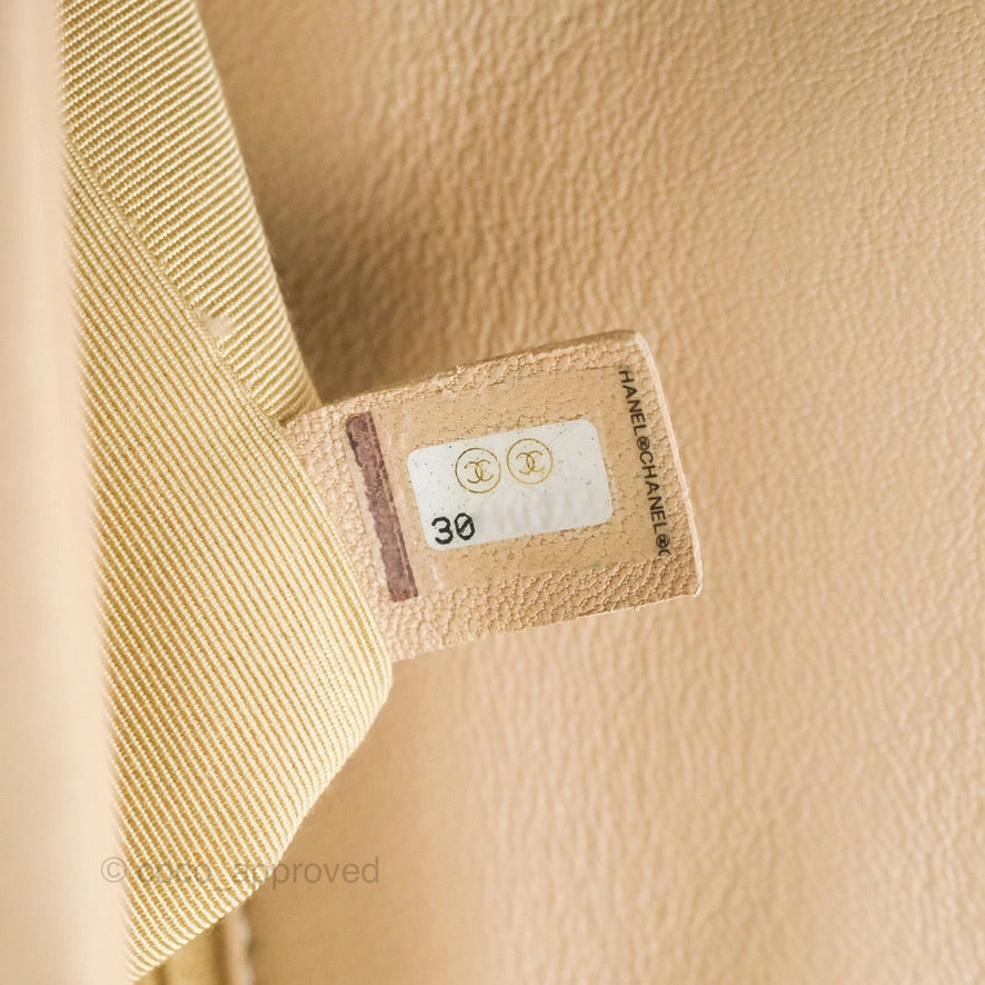 Chanel 19 Small Beige Mixed Hardware