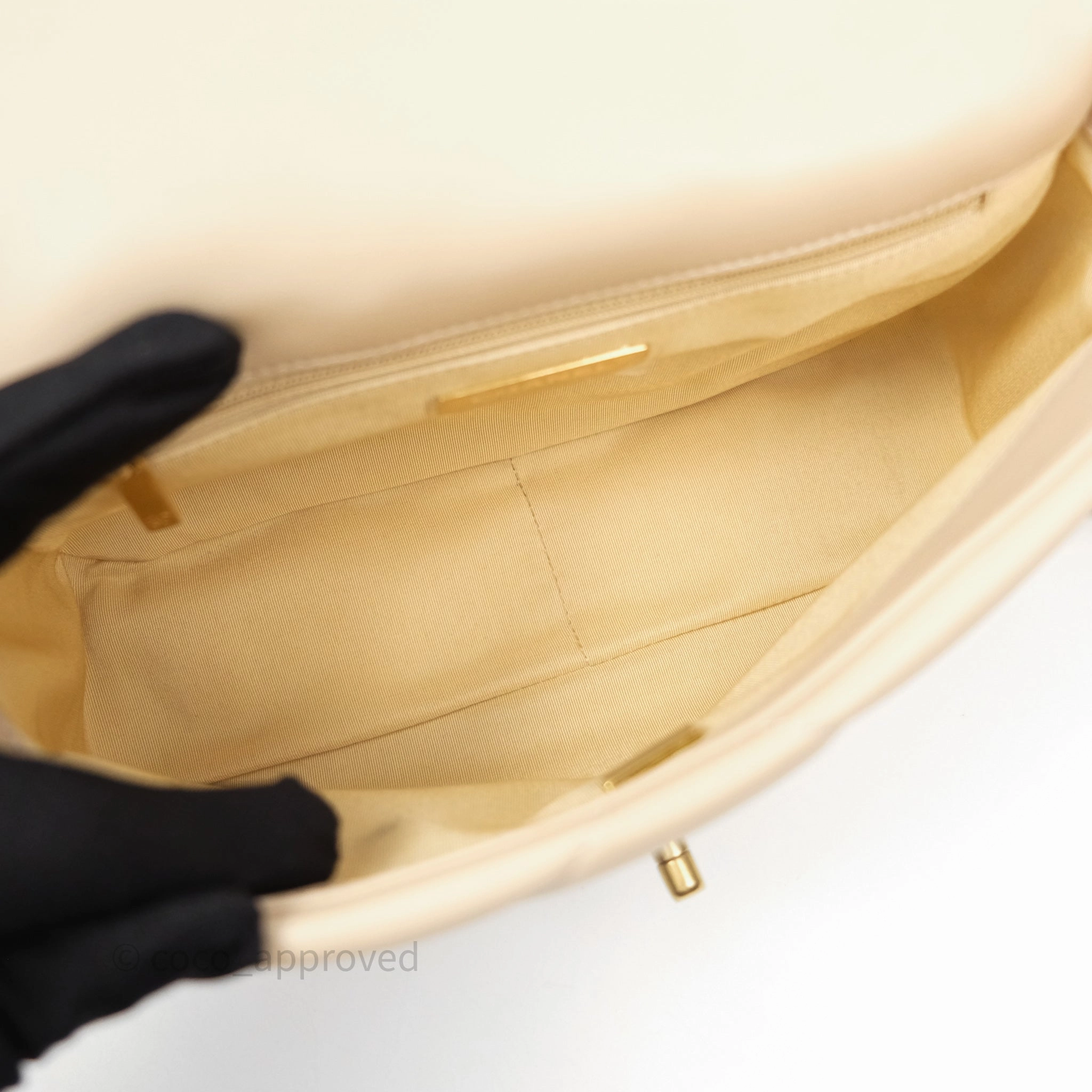 Chanel 19 Small Beige Mixed Hardware