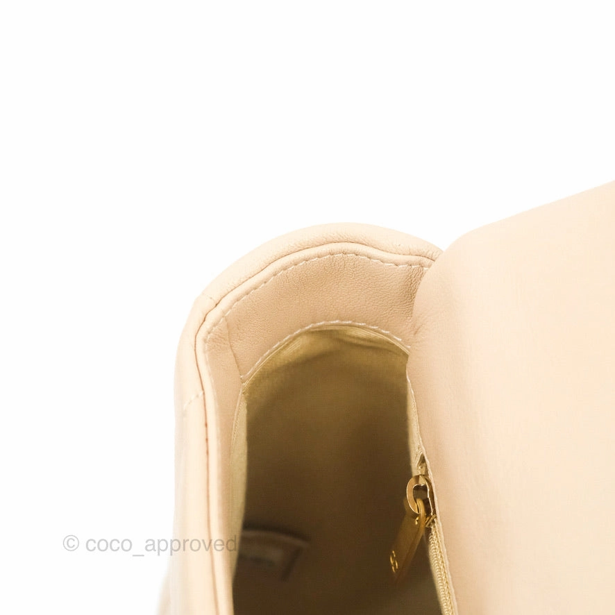 Chanel 19 Small Beige Mixed Hardware