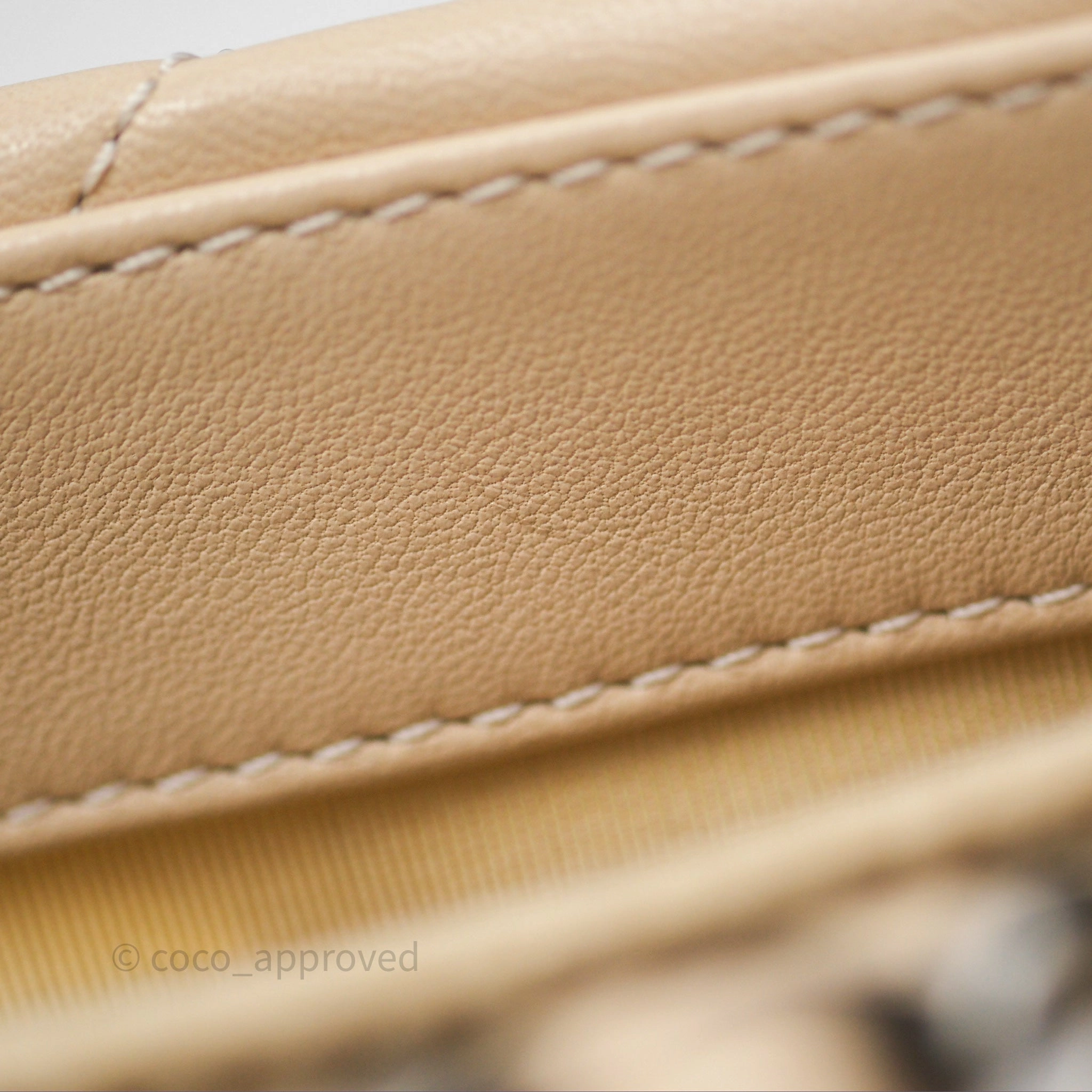 Chanel 19 Small Beige Mixed Hardware