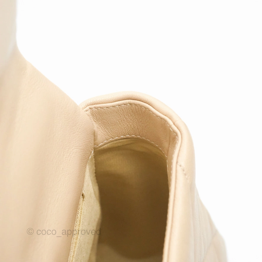 Chanel 19 Small Beige Mixed Hardware