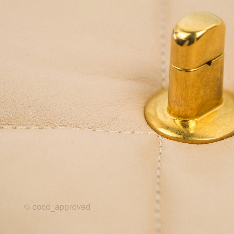 Chanel 19 Small Beige Mixed Hardware