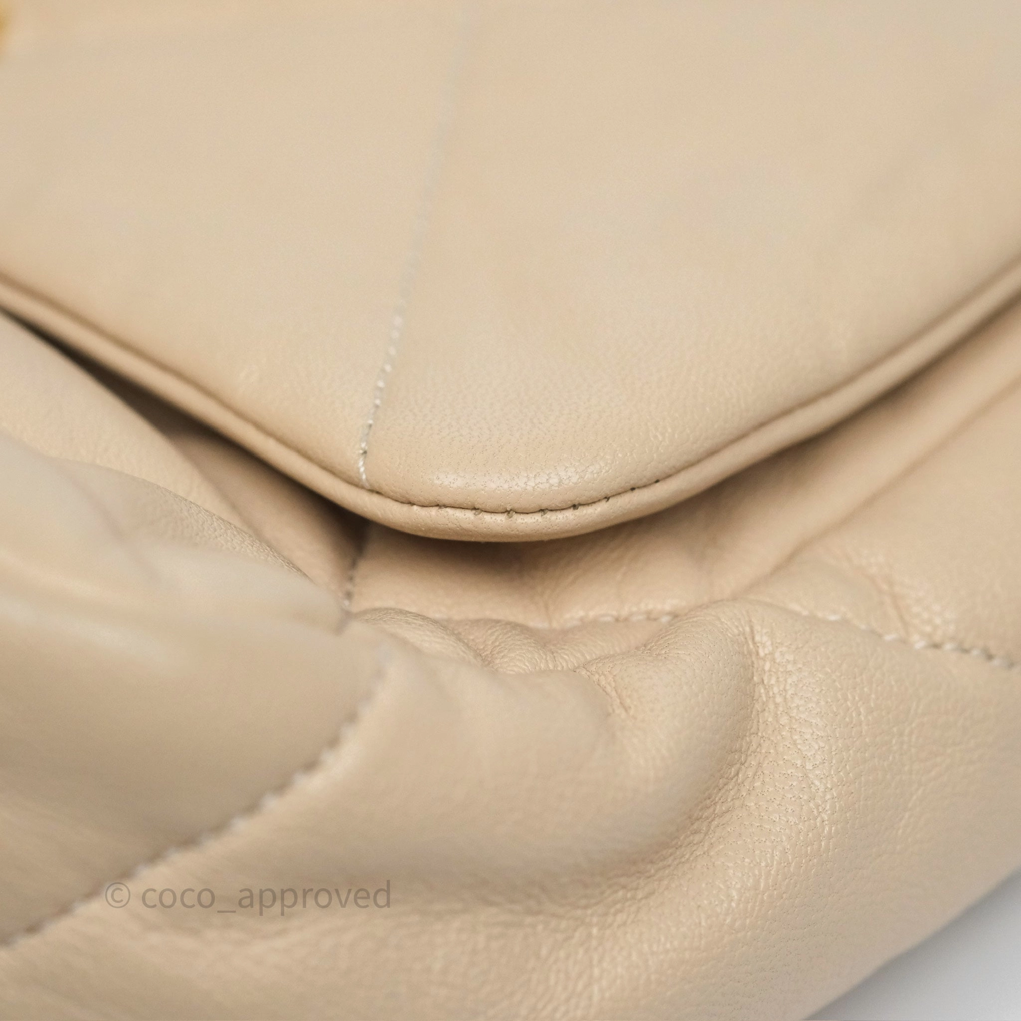 Chanel 19 Small Beige Mixed Hardware