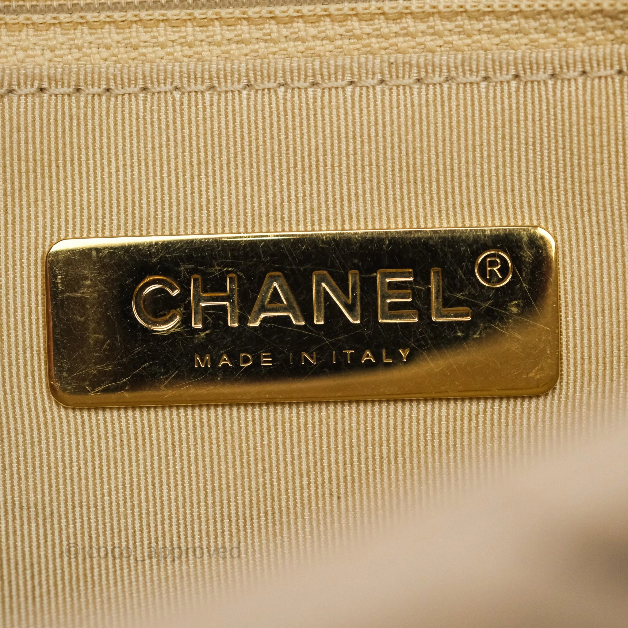 Chanel 19 Small Beige Mixed Hardware