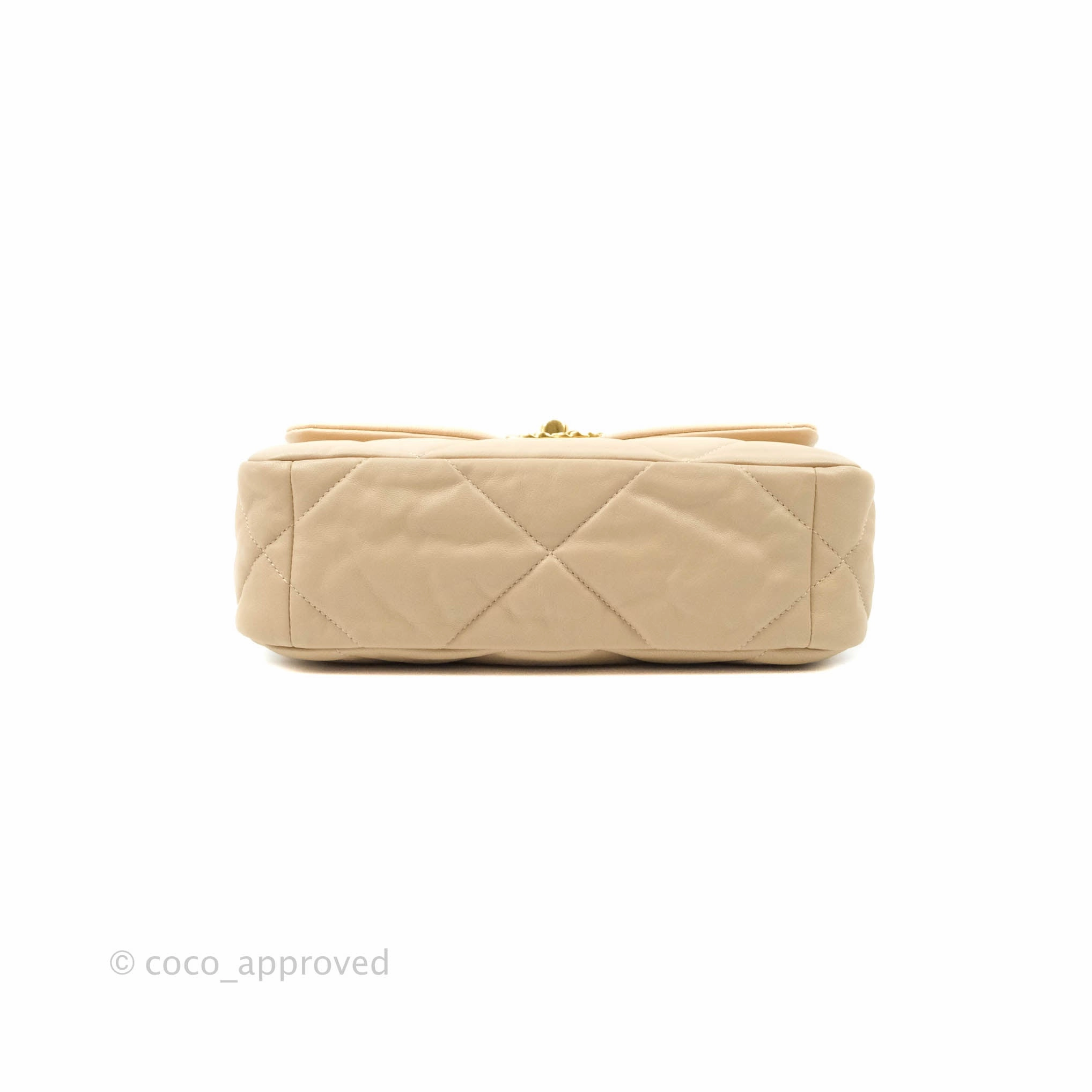 Chanel 19 Small Beige Mixed Hardware