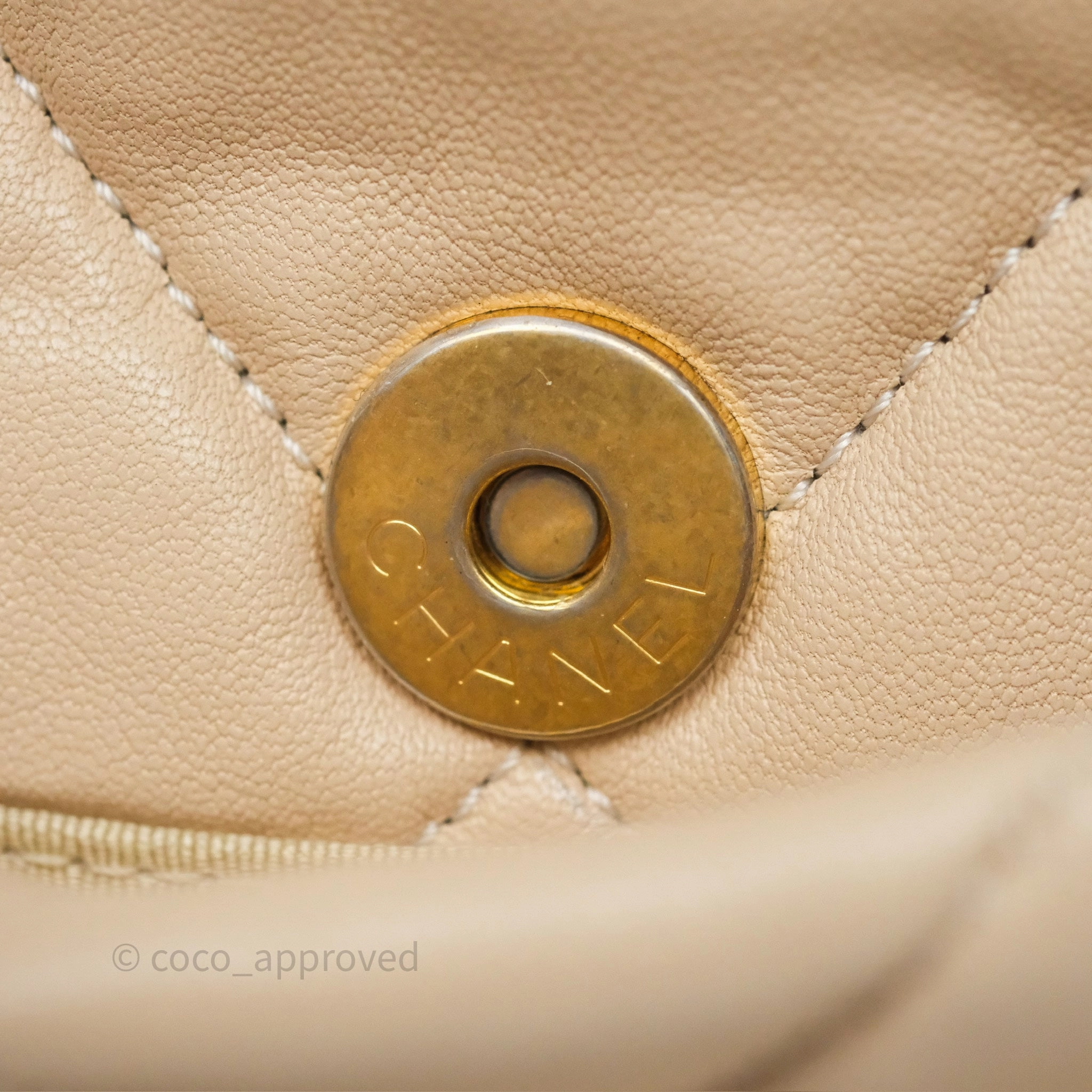 Chanel 19 Small Beige Mixed Hardware