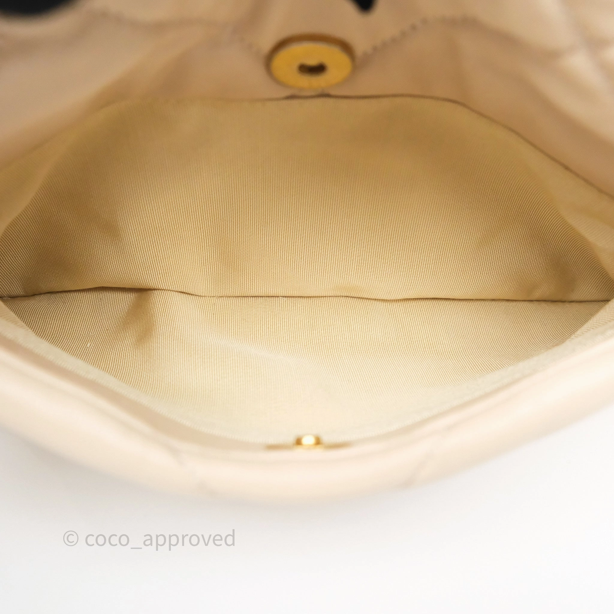 Chanel 19 Small Beige Mixed Hardware