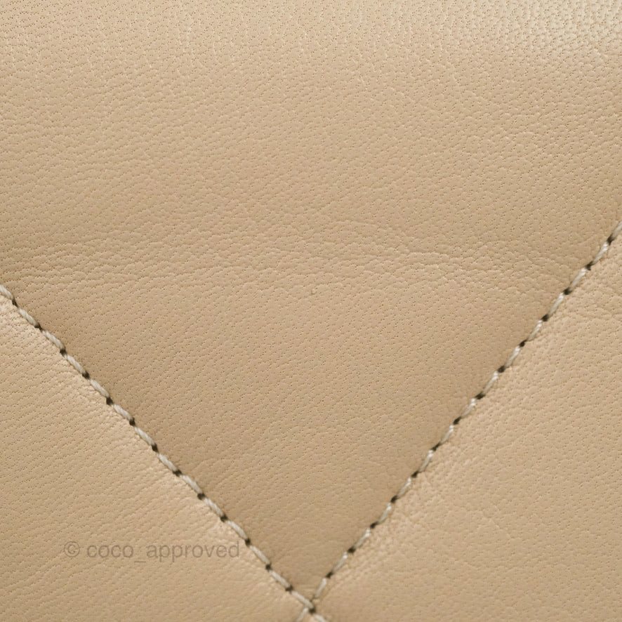 Chanel 19 Small Beige Mixed Hardware