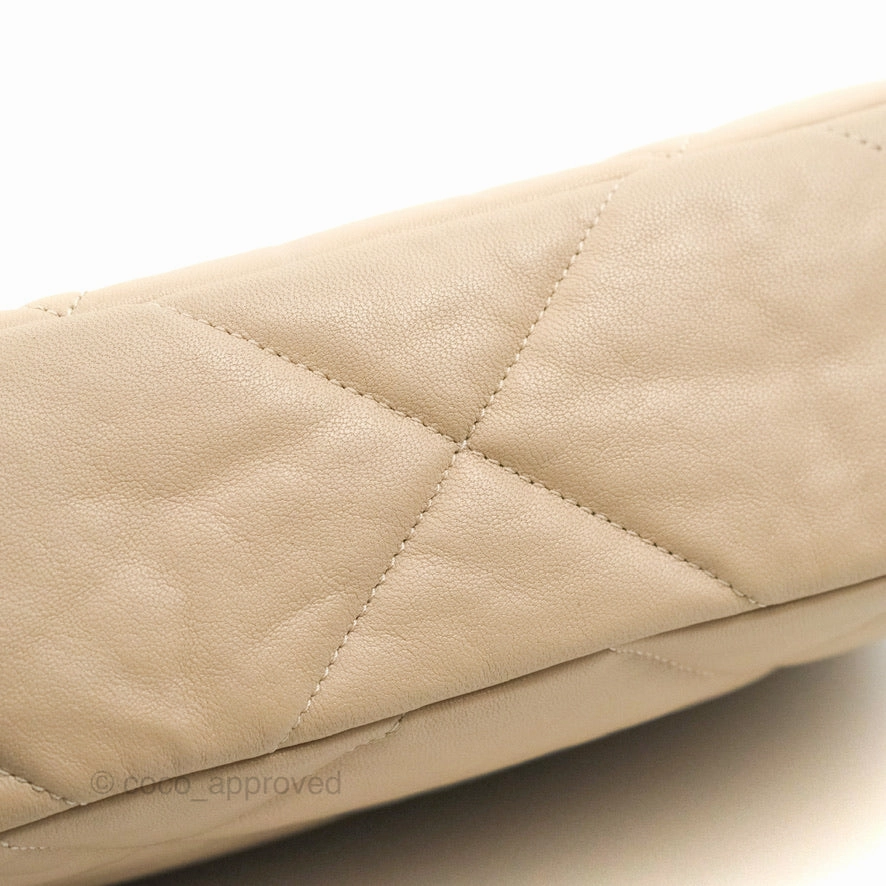 Chanel 19 Small Beige Mixed Hardware