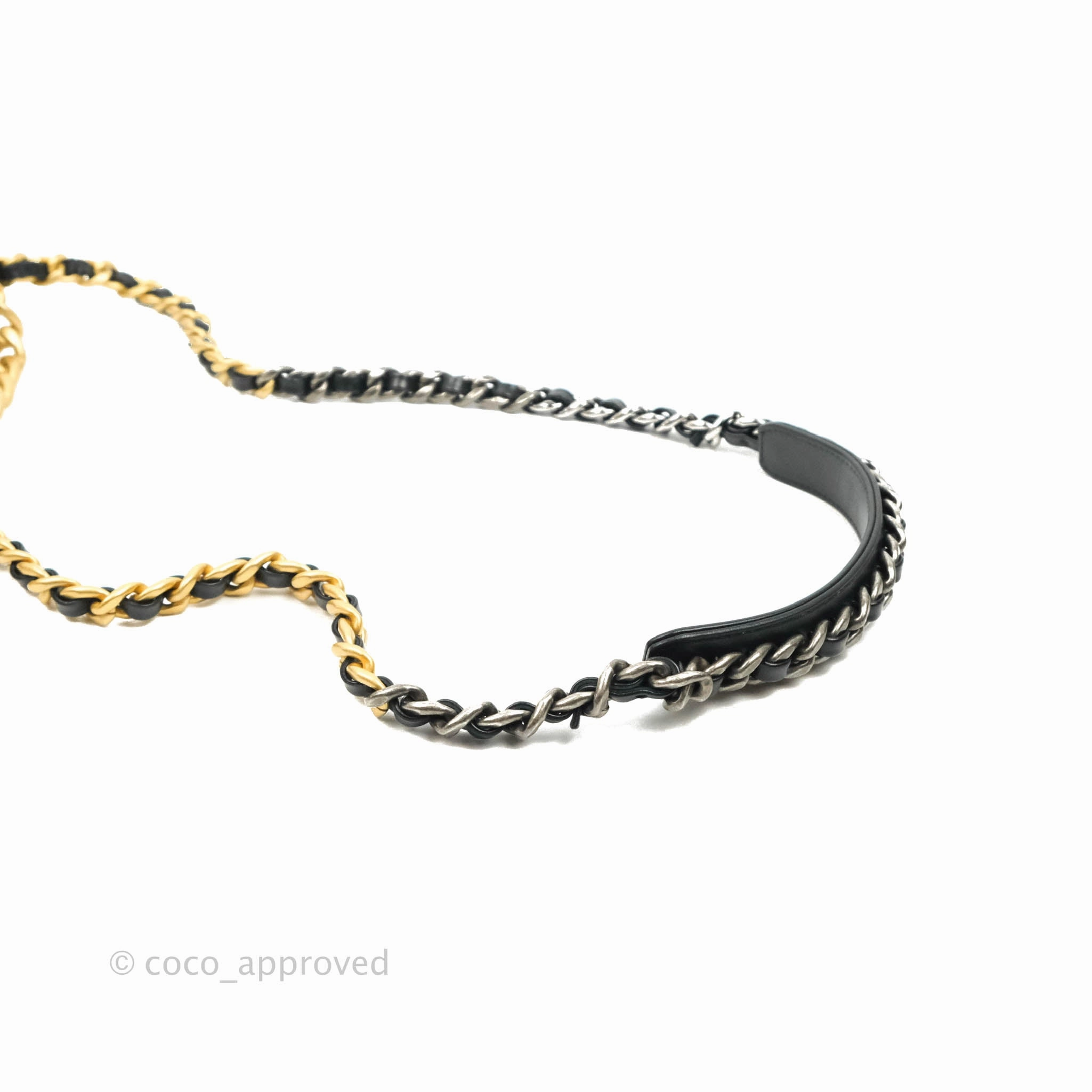 Chanel 19 Small Black Goatskin Mixed Hardware