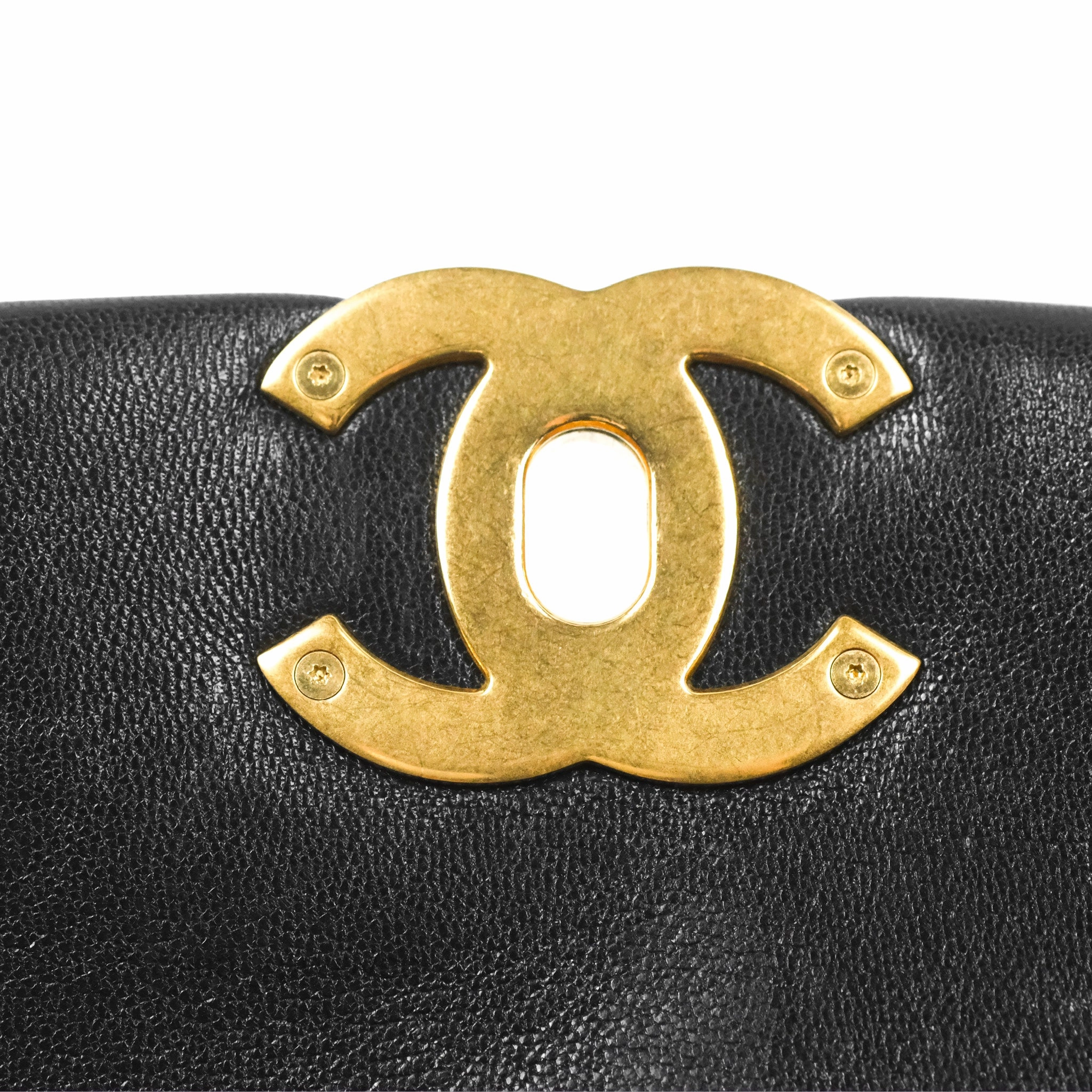 Chanel 19 Small Black Goatskin Mixed Hardware