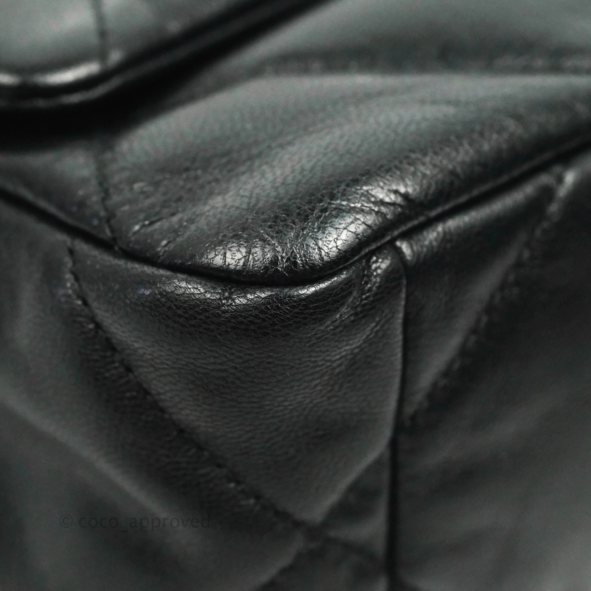 Chanel 19 Small Black Goatskin Mixed Hardware