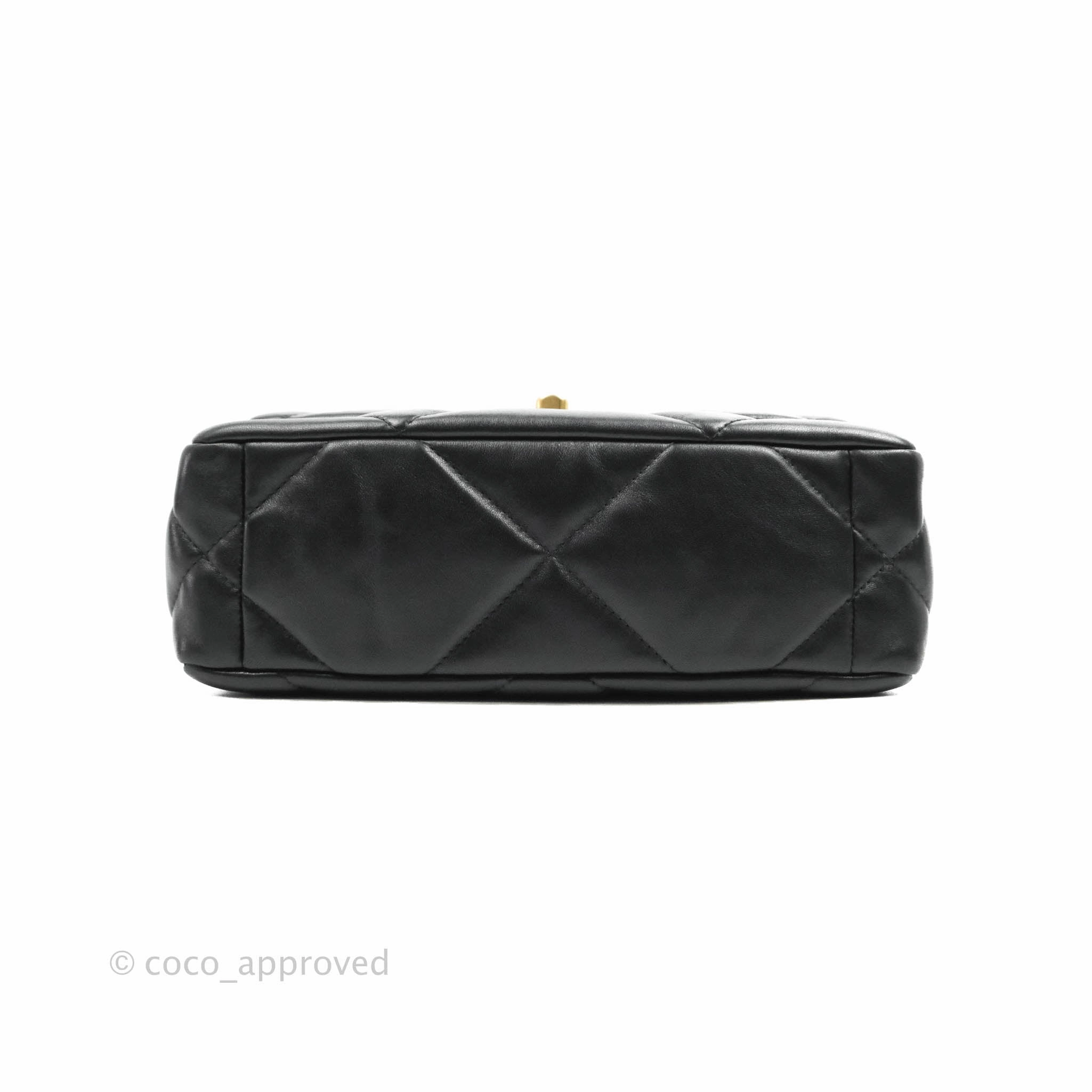 Chanel 19 Small Black Lambskin Mixed Hardware