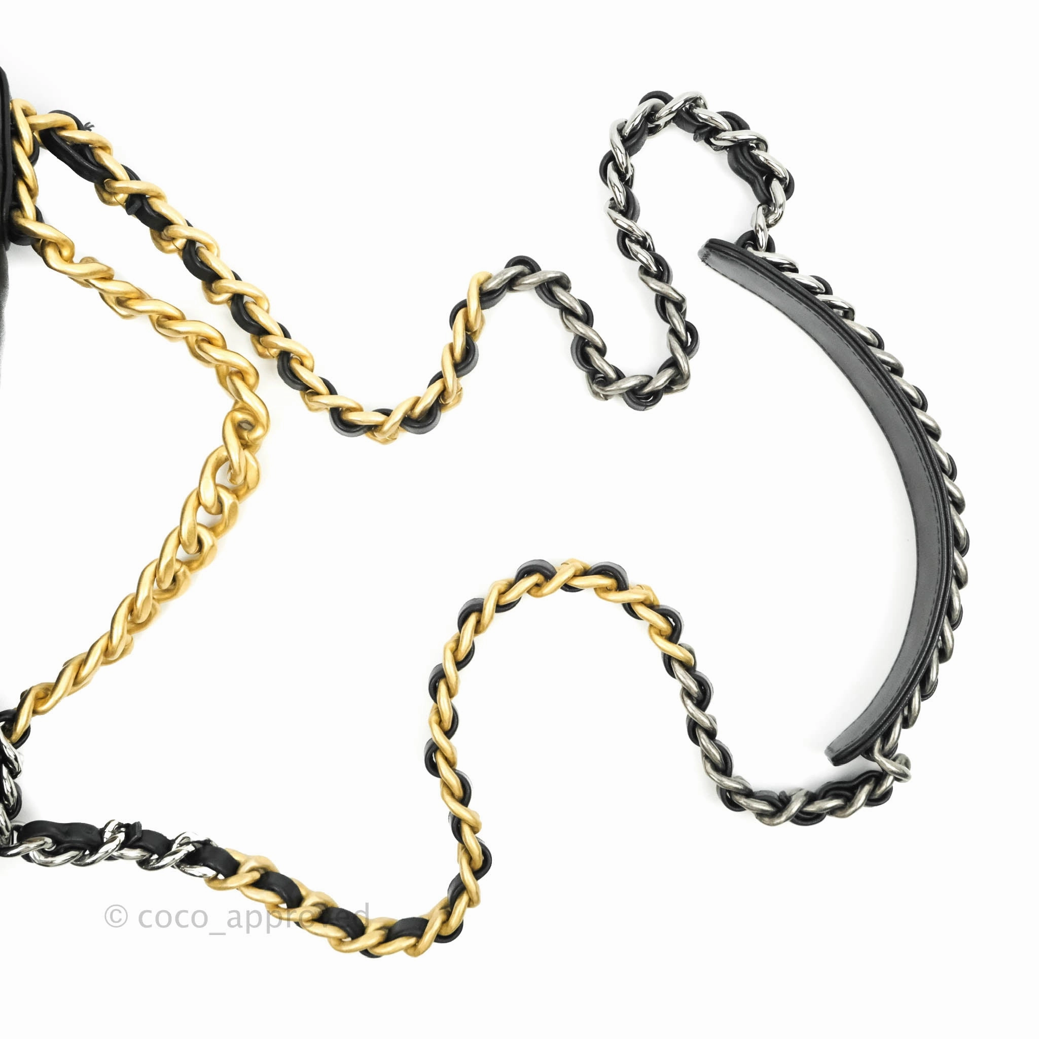 Chanel 19 Small Black Lambskin Mixed Hardware