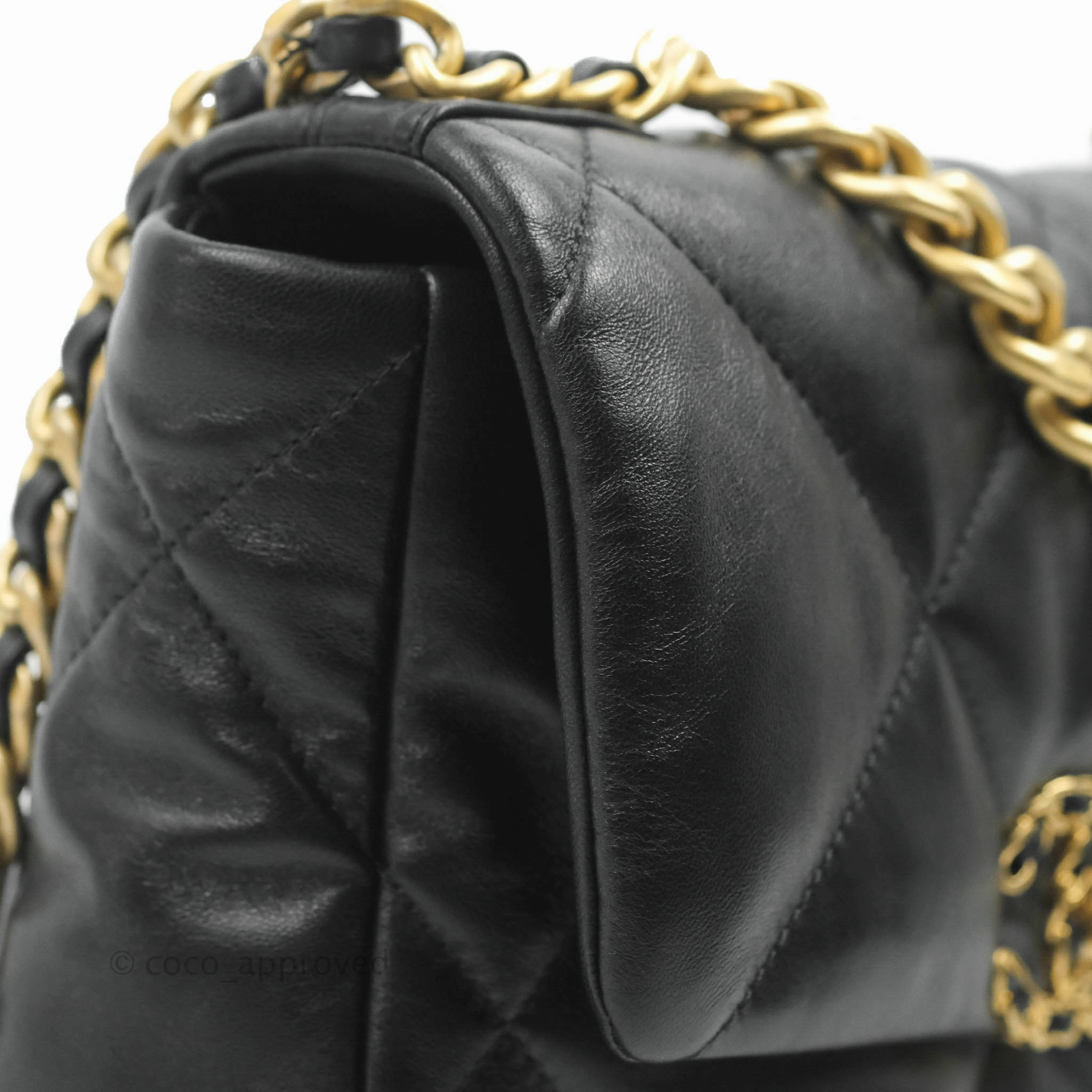Chanel 19 Small Black Lambskin Mixed Hardware
