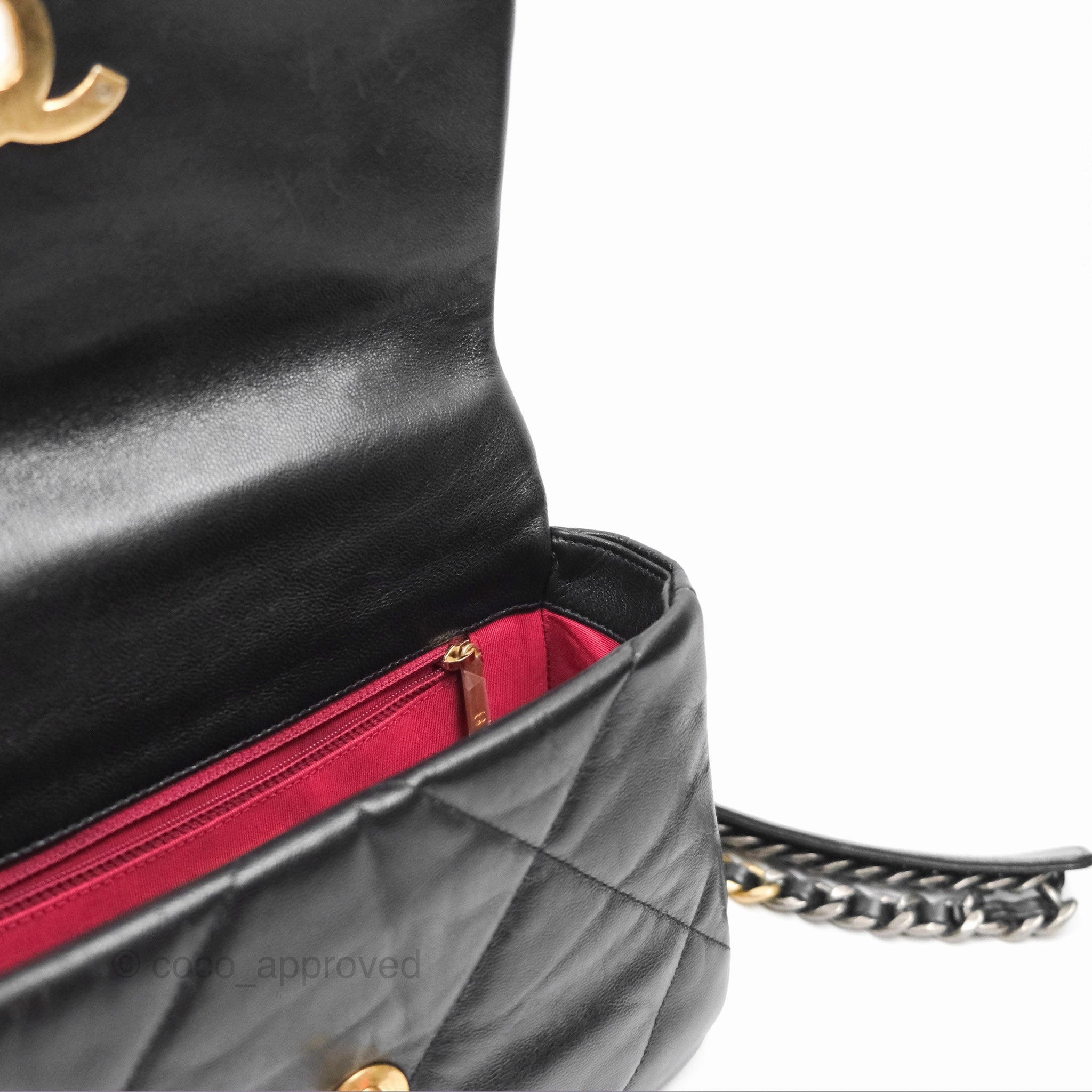 Chanel 19 Small Black Mixed Hardware