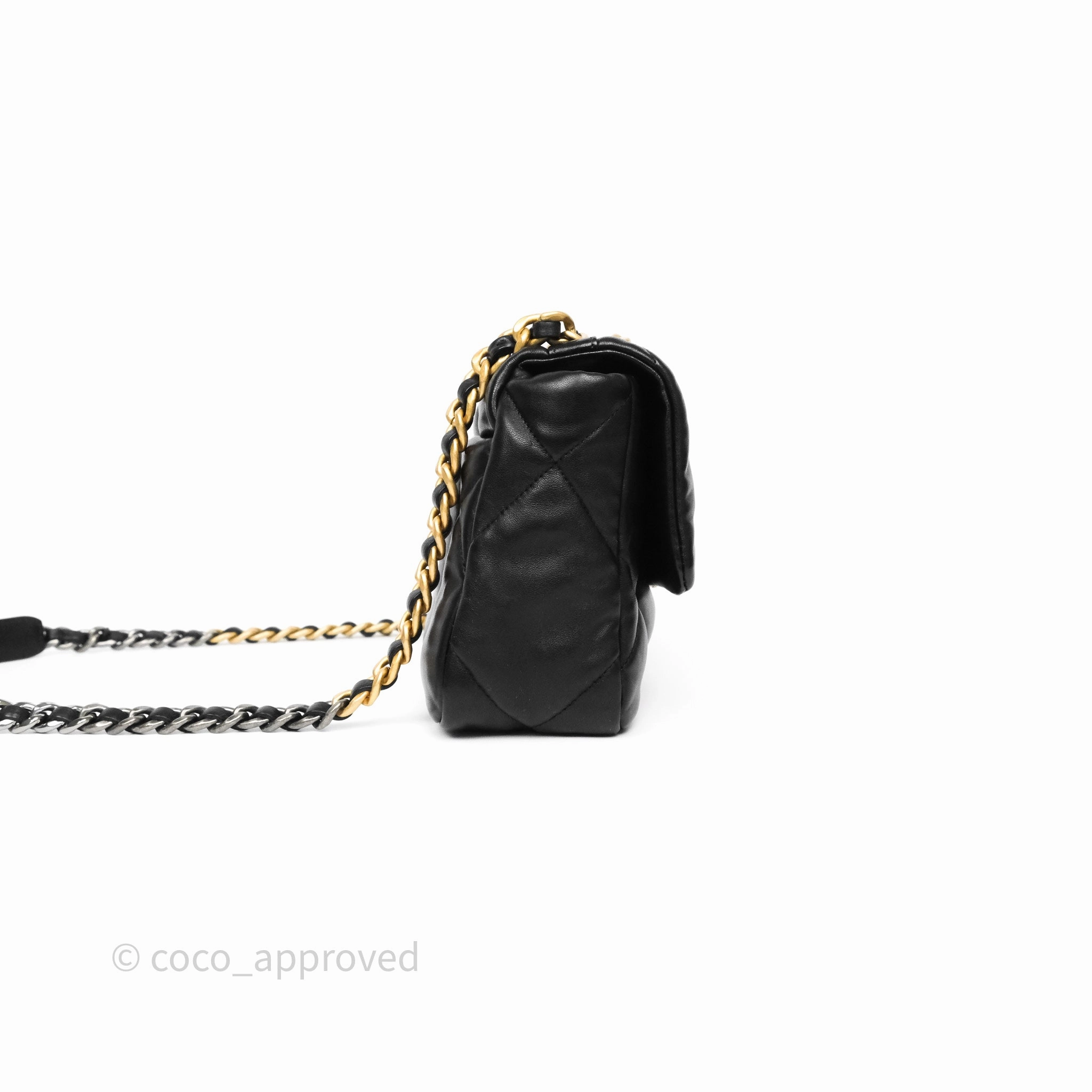 Chanel 19 Small Black Mixed Hardware