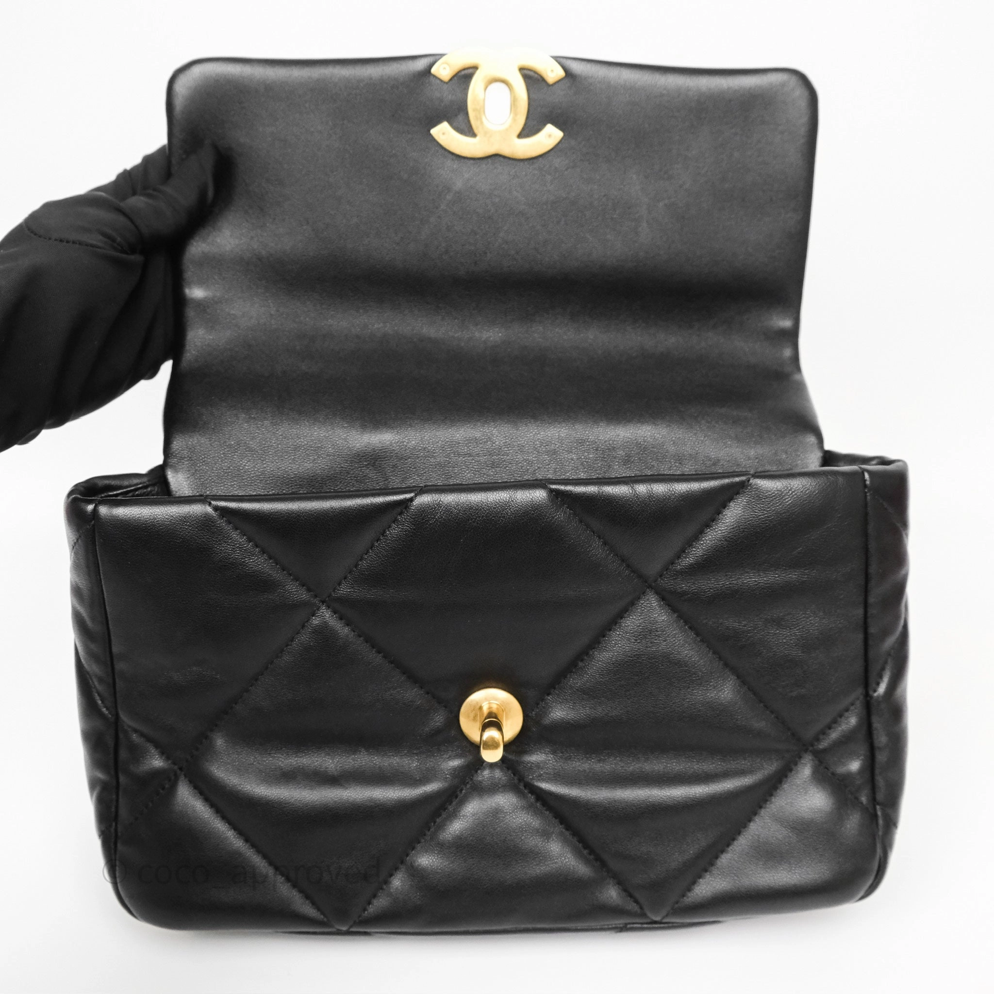 Chanel 19 Small Black Mixed Hardware