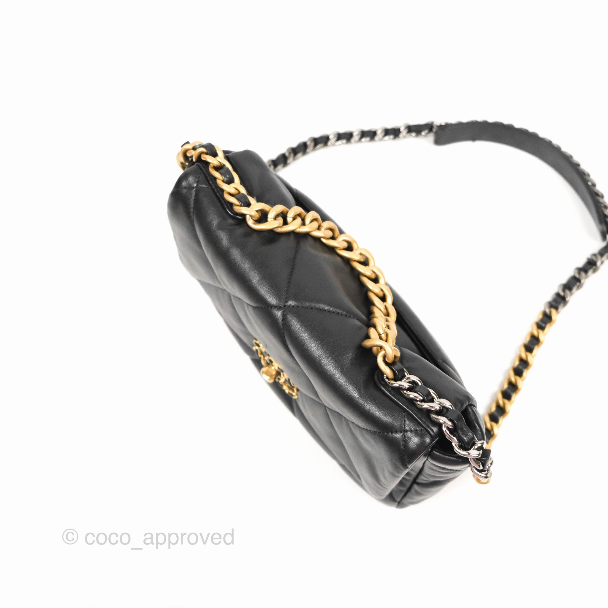 Chanel 19 Small Black Mixed Hardware