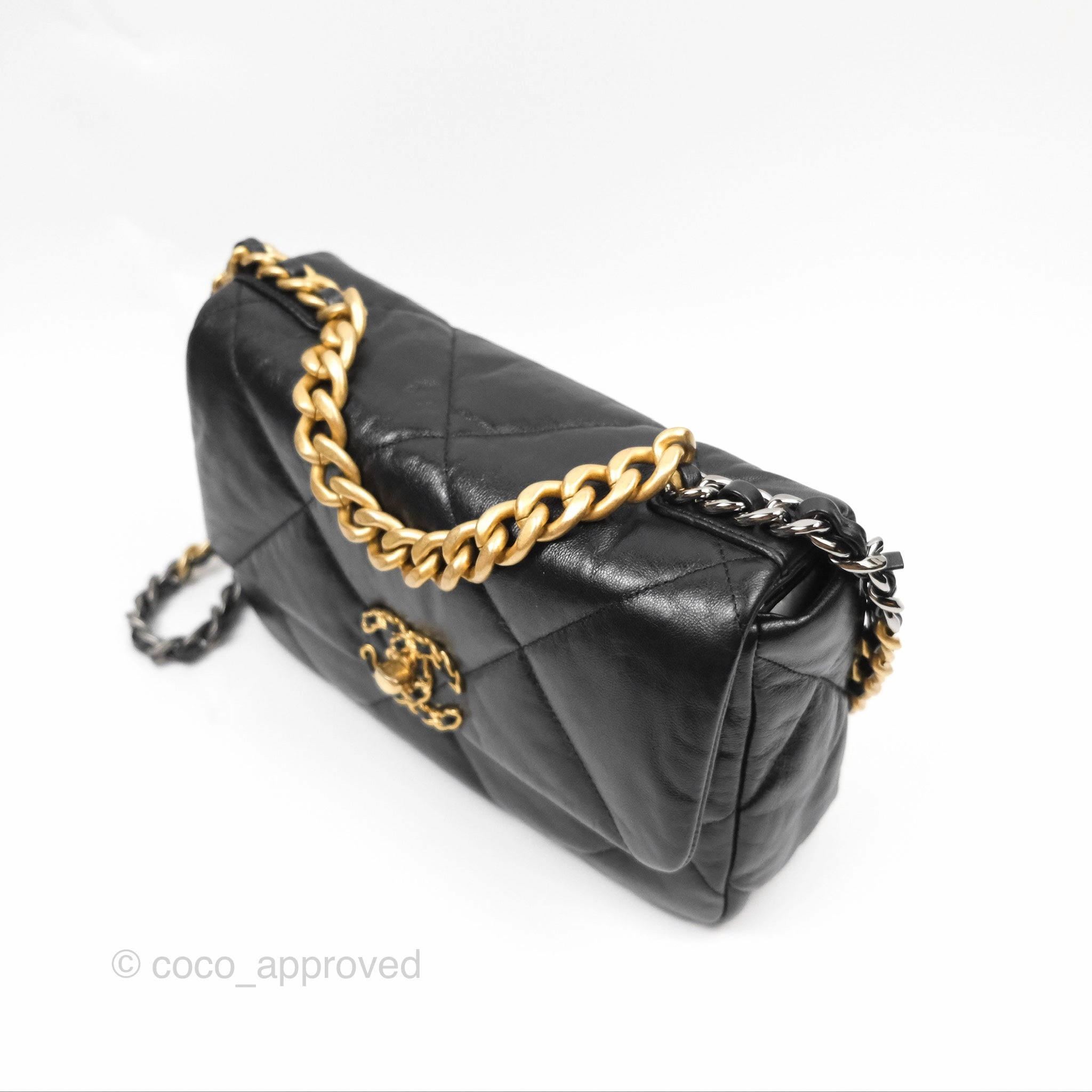 Chanel 19 Small Black Mixed Hardware