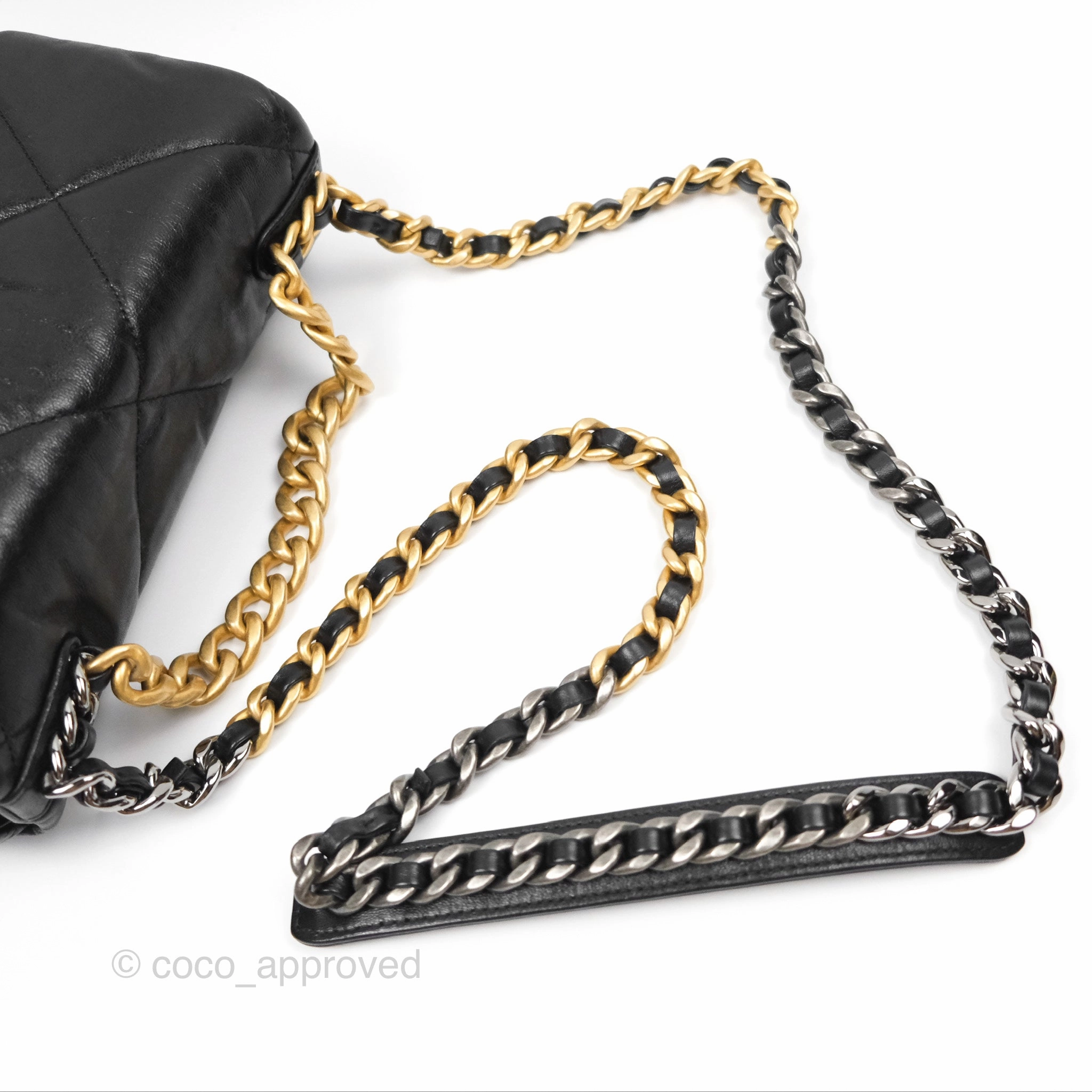 Chanel 19 Small Black Mixed Hardware
