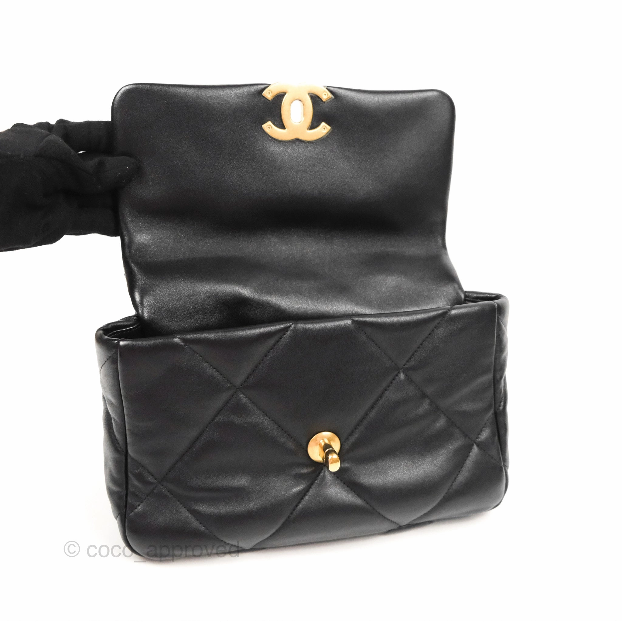 Chanel 19 Small Black Mixed Hardware