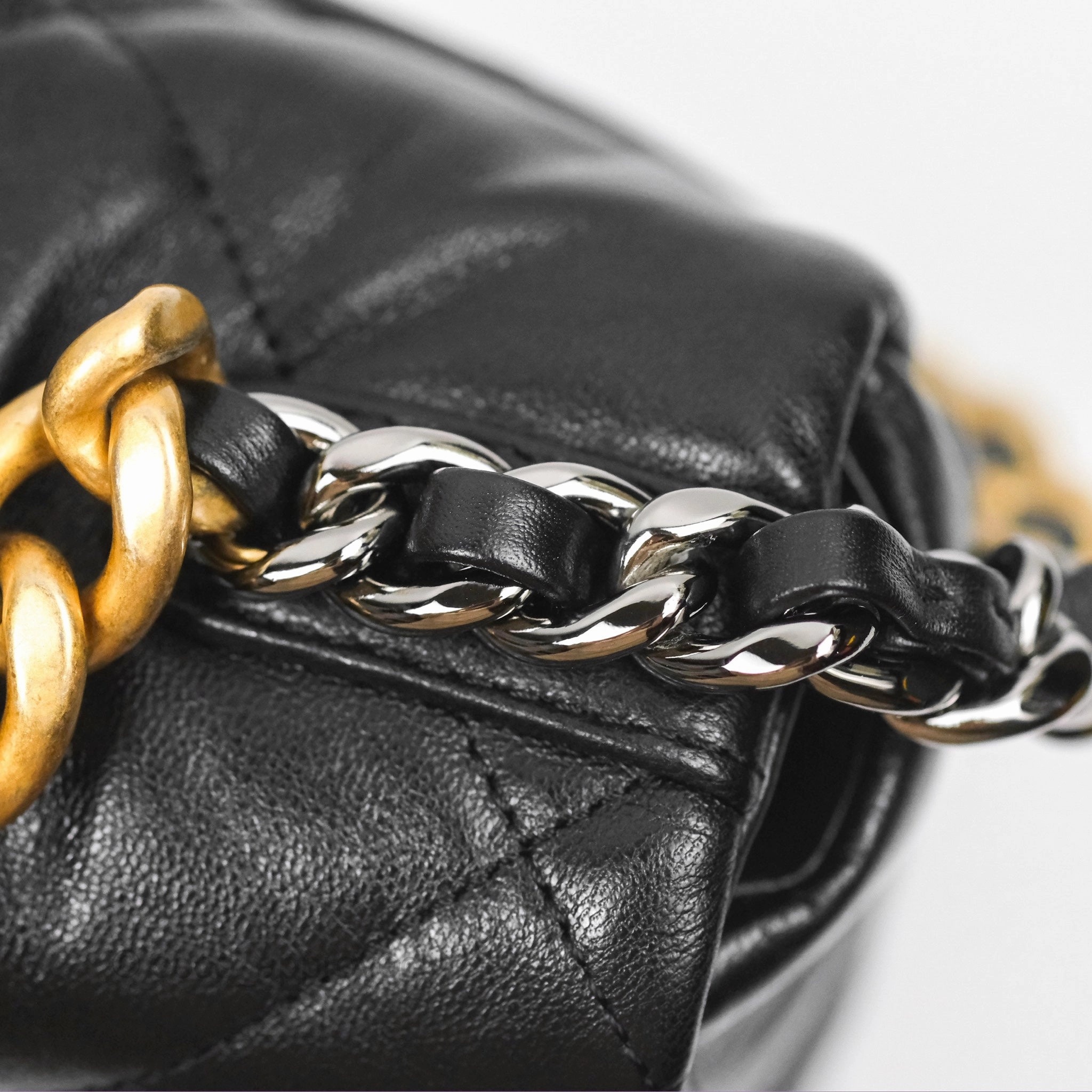 Chanel 19 Small Black Mixed Hardware