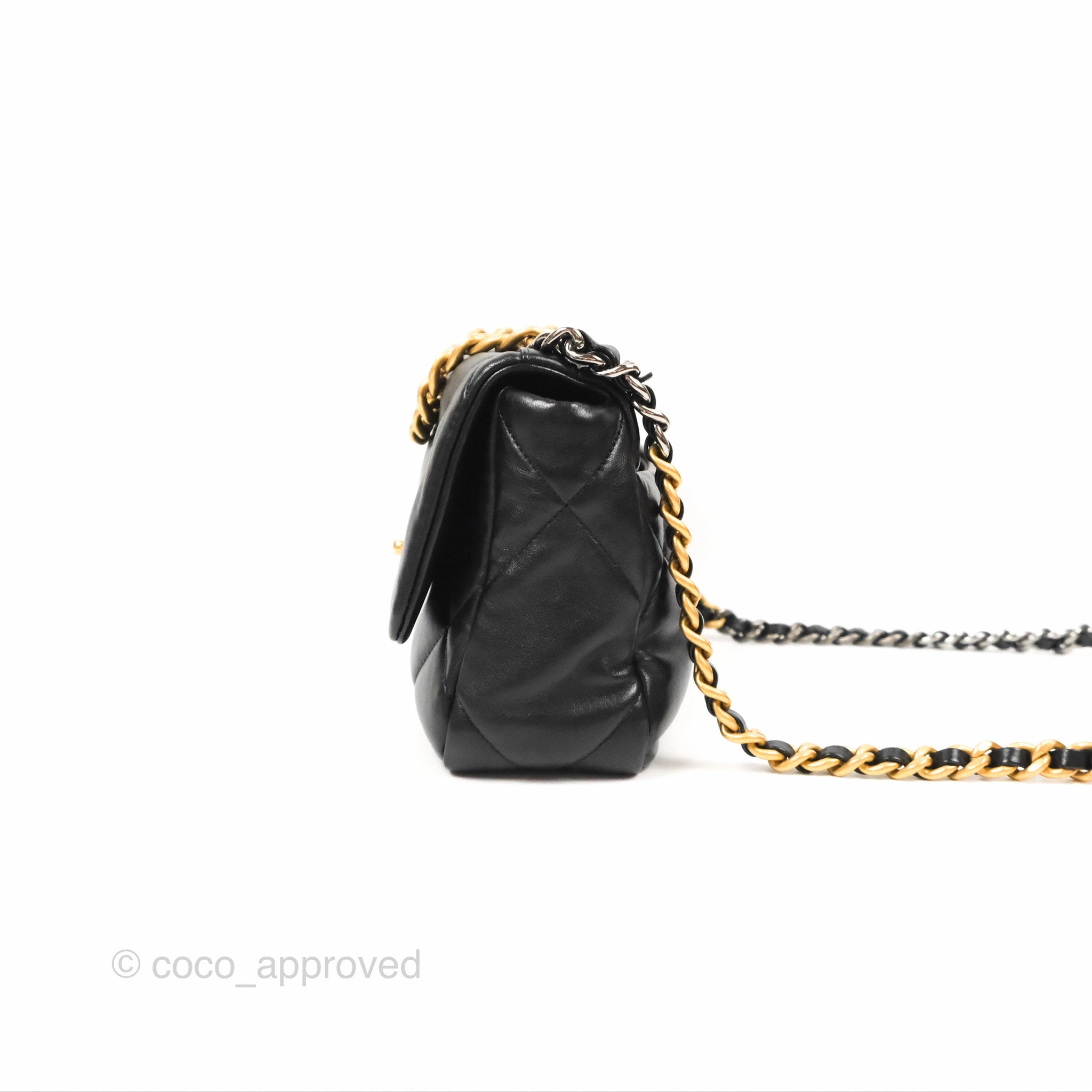Chanel 19 Small Black Mixed Hardware