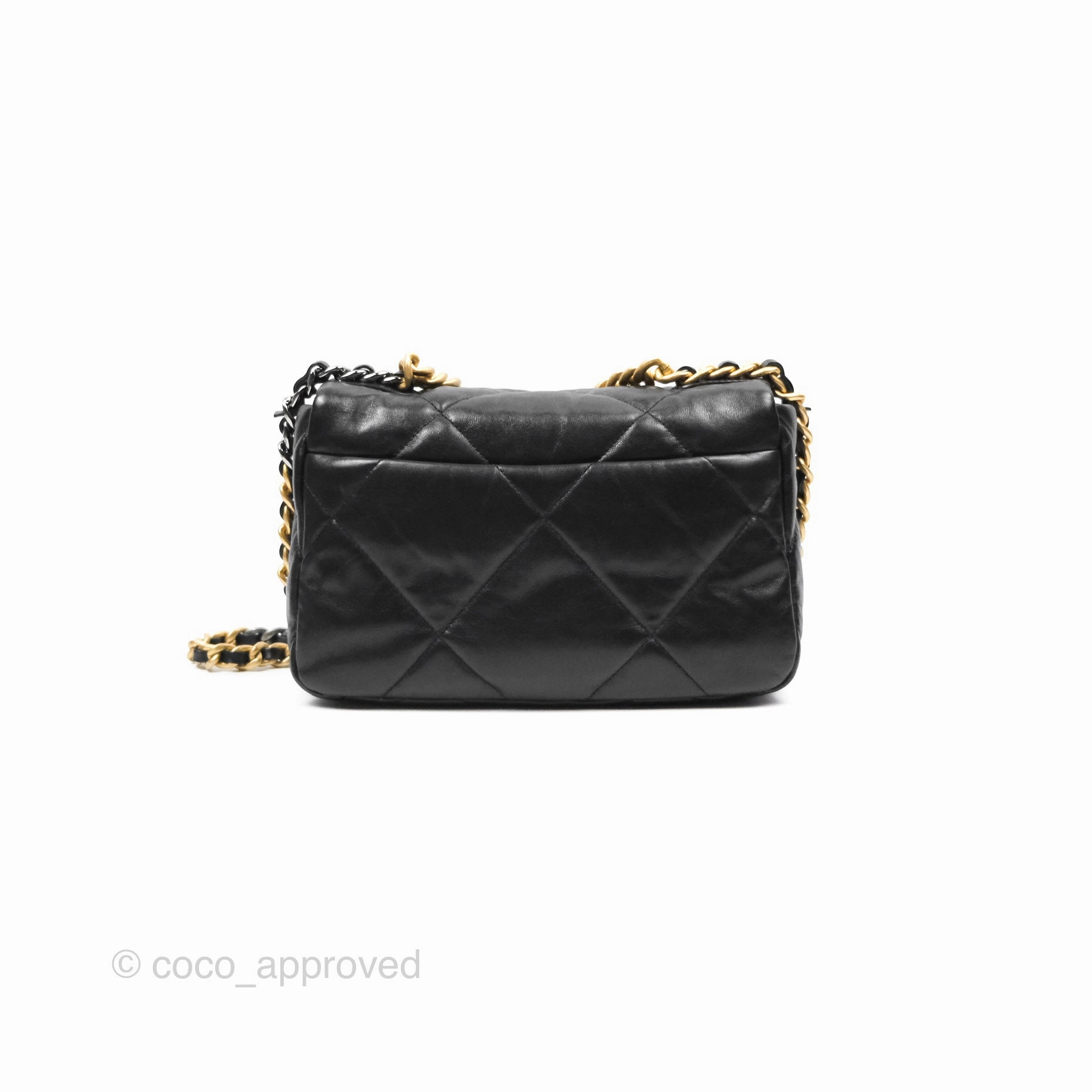 Chanel 19 Small Black Mixed Hardware