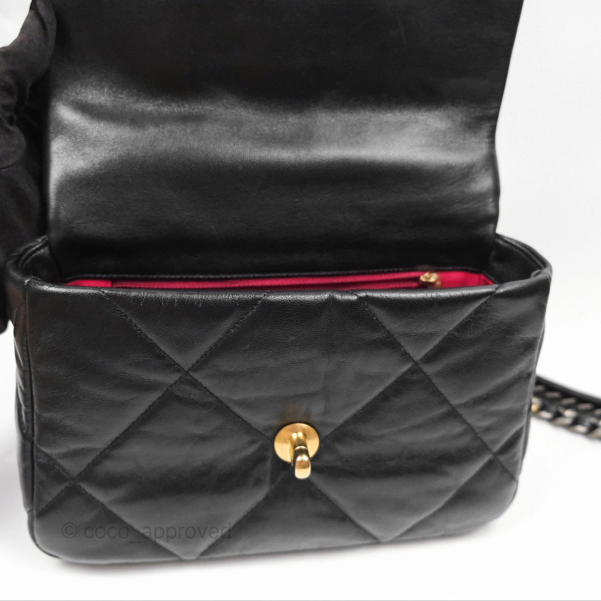 Chanel 19 Small Black Mixed Hardware