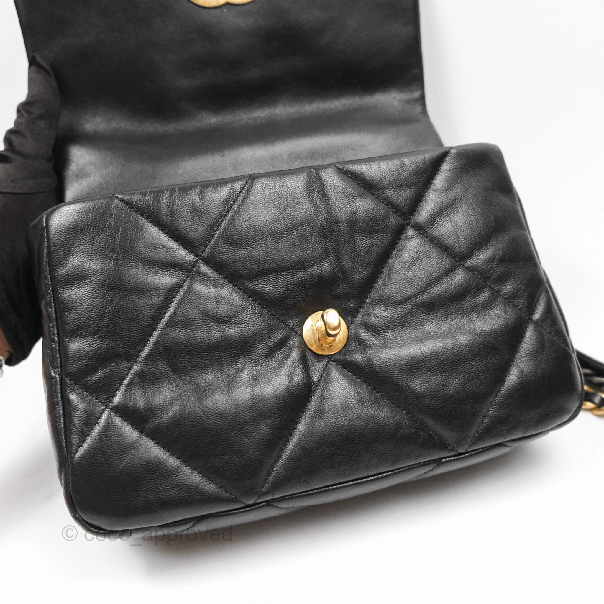 Chanel 19 Small Black Mixed Hardware