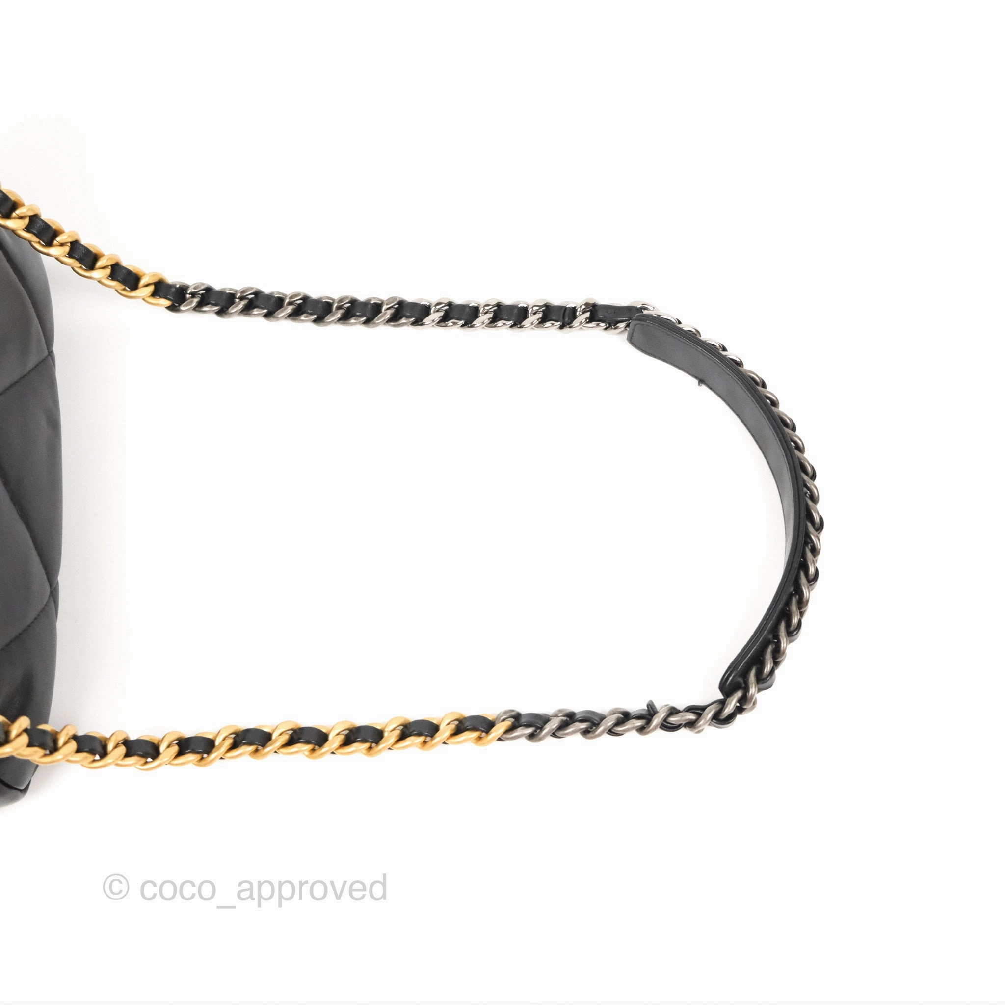 Chanel 19 Small Black Mixed Hardware