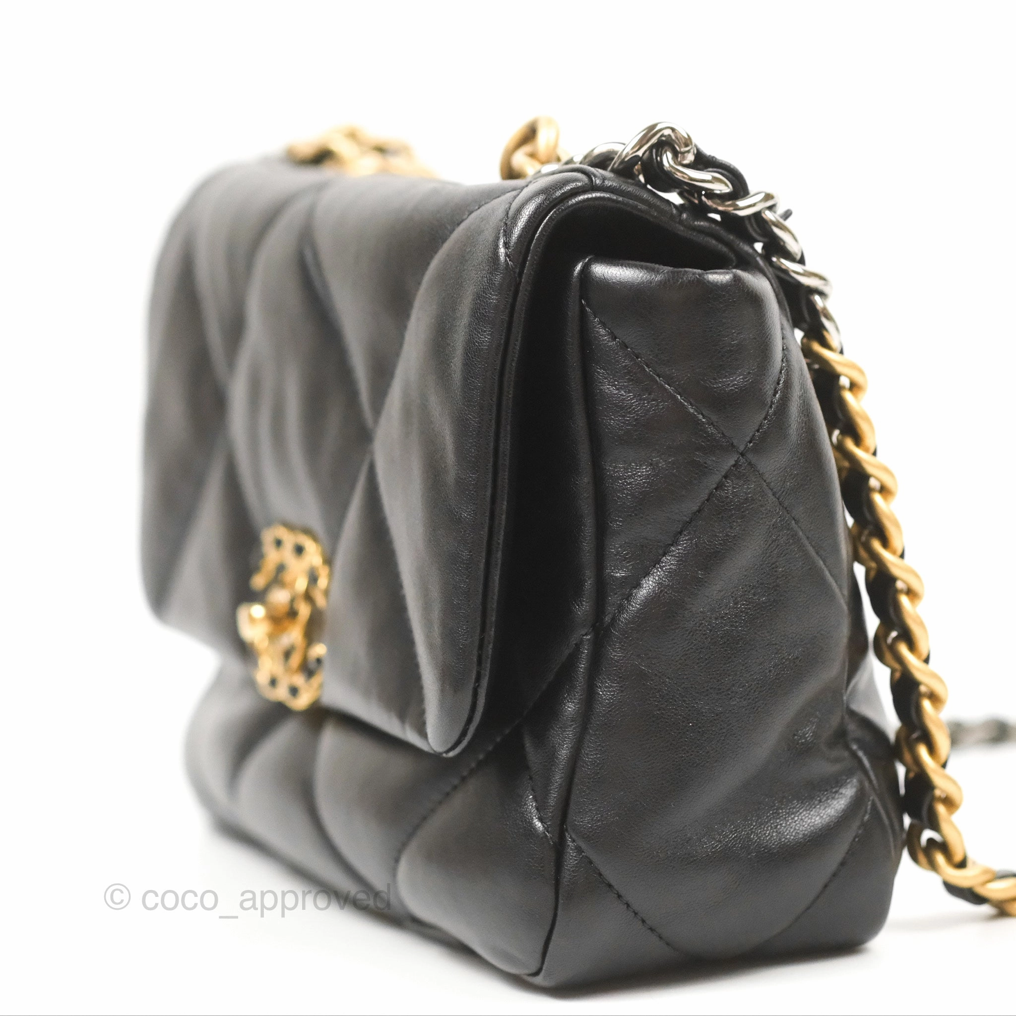 Chanel 19 Small Black Mixed Hardware