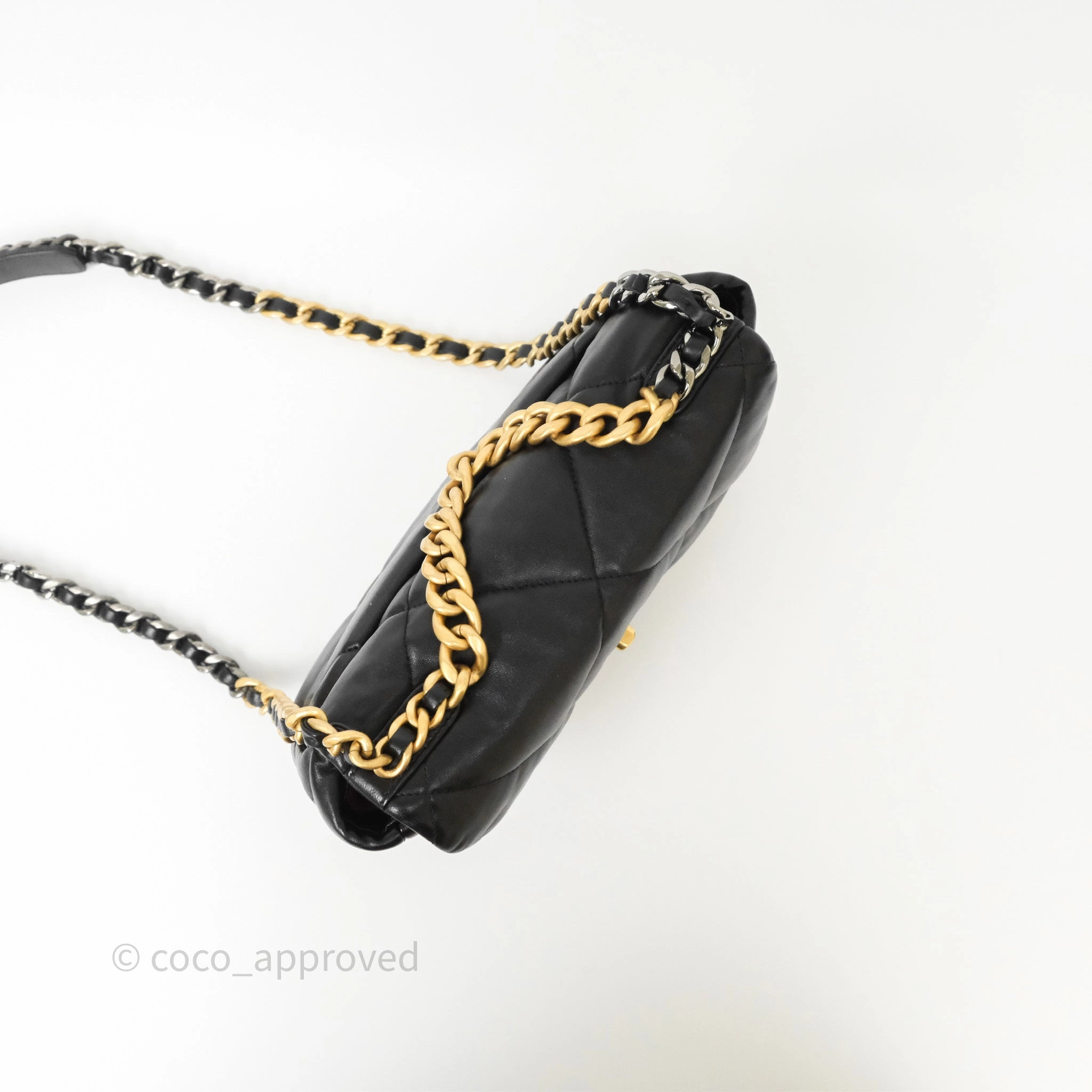 Chanel 19 Small Black Mixed Hardware