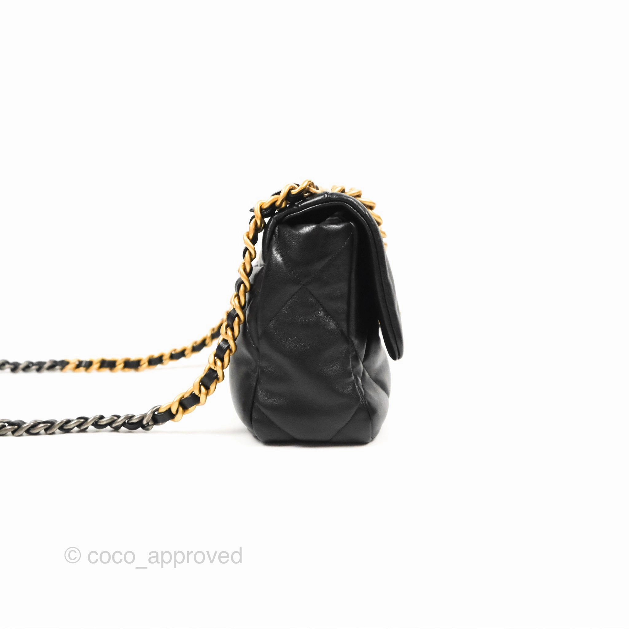 Chanel 19 Small Black Mixed Hardware