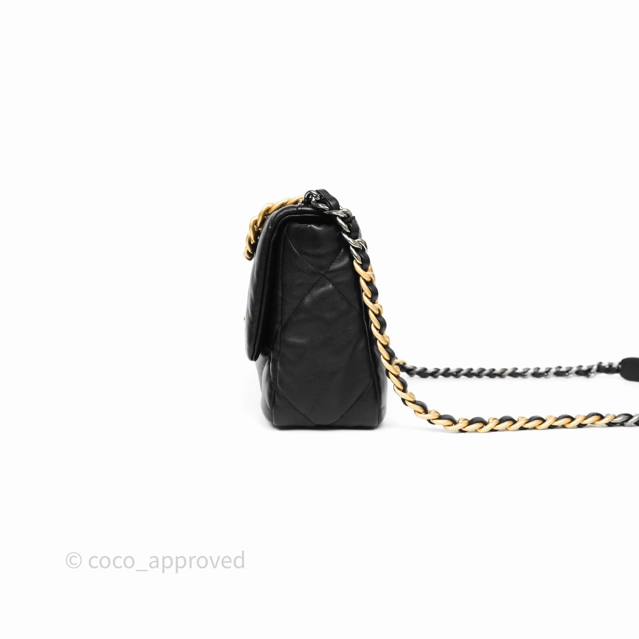 Chanel 19 Small Black Mixed Hardware