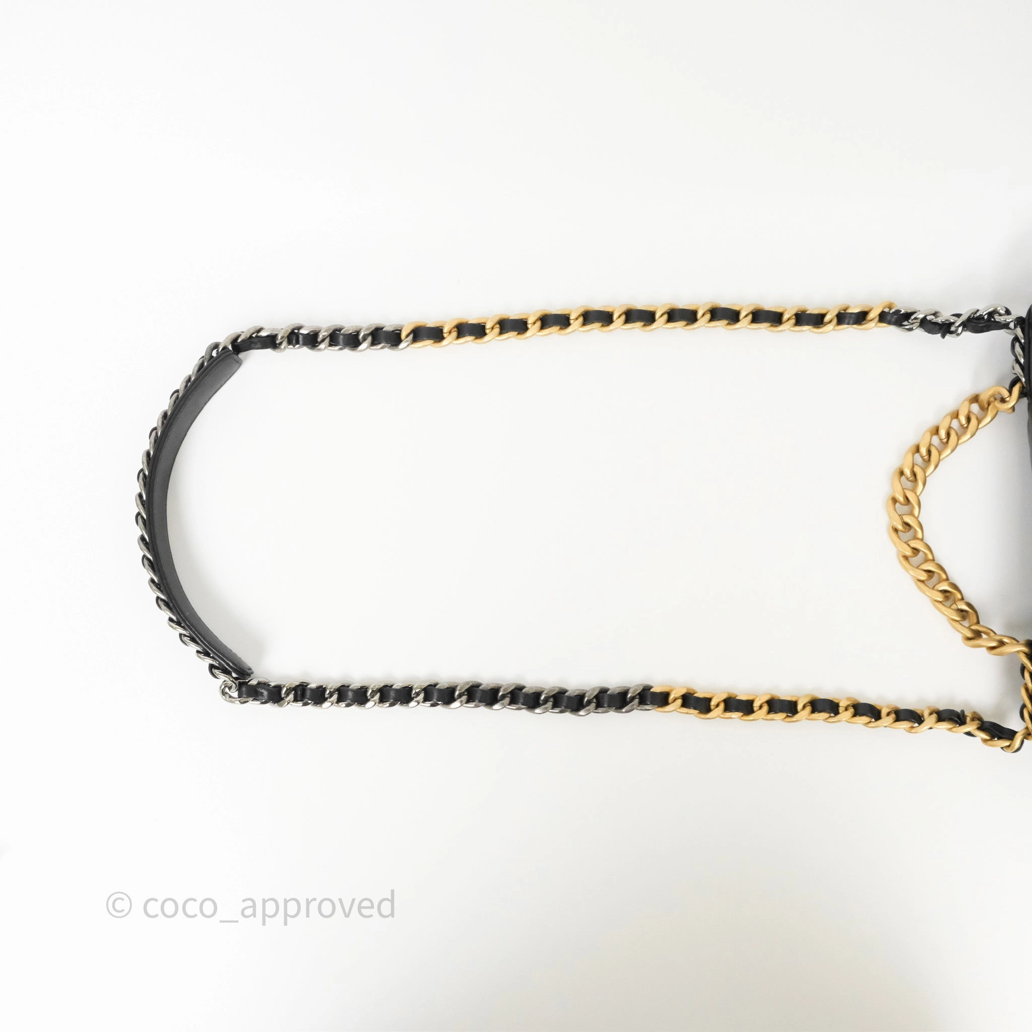 Chanel 19 Small Black Mixed Hardware